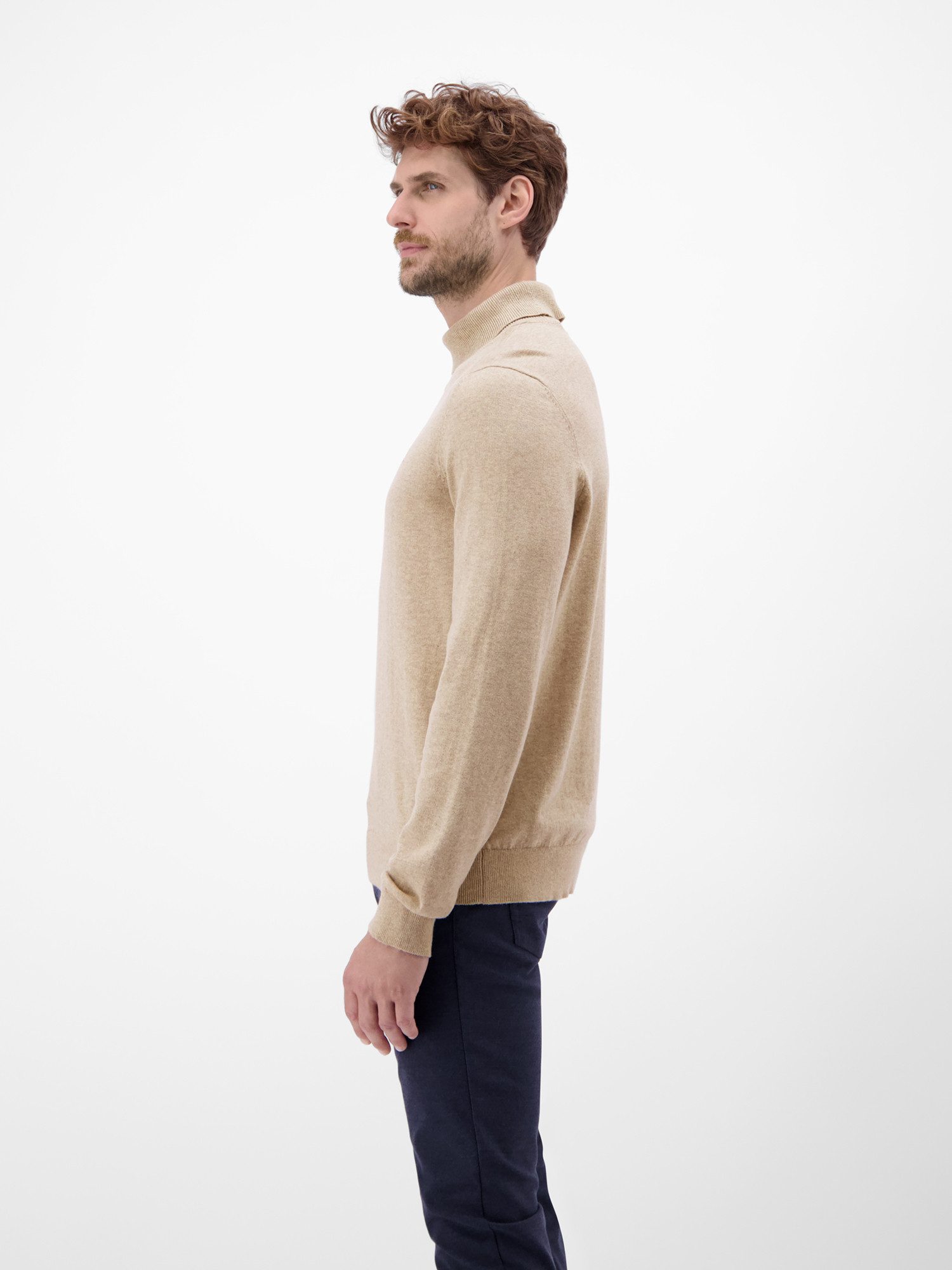 LERROS Rollkragenpullover Herren Rollkragen-Strickpullover