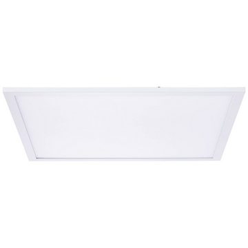 Lightbox Deckenleuchte, LED fest integriert, Warmweiß, LED Deckenaufbau-Paneel, warmweißes Licht Metall / Kunststoff, weiß