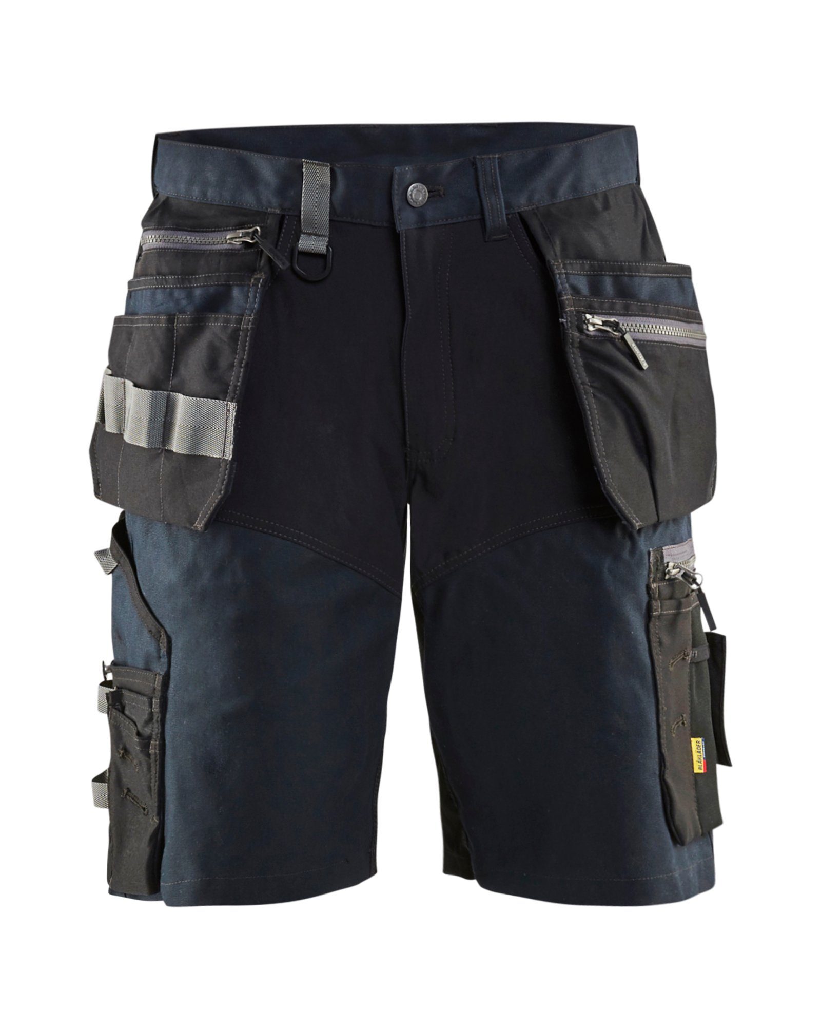 Shorts (1-tlg) mit Handwerker marineblau/schwarz dunkel Stretch BLÅKLADER Arbeitsshorts