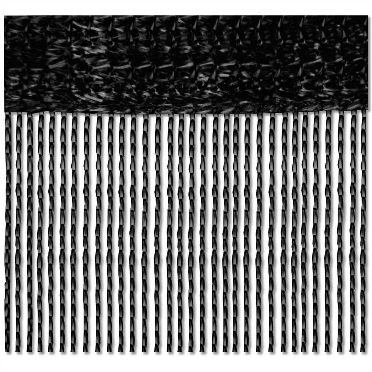 Bestlivings Vorhang, Stangendurchzug, halbtransparent, Fadengardine mit Stangendurchzug in 140cm x 240cm (BxL)