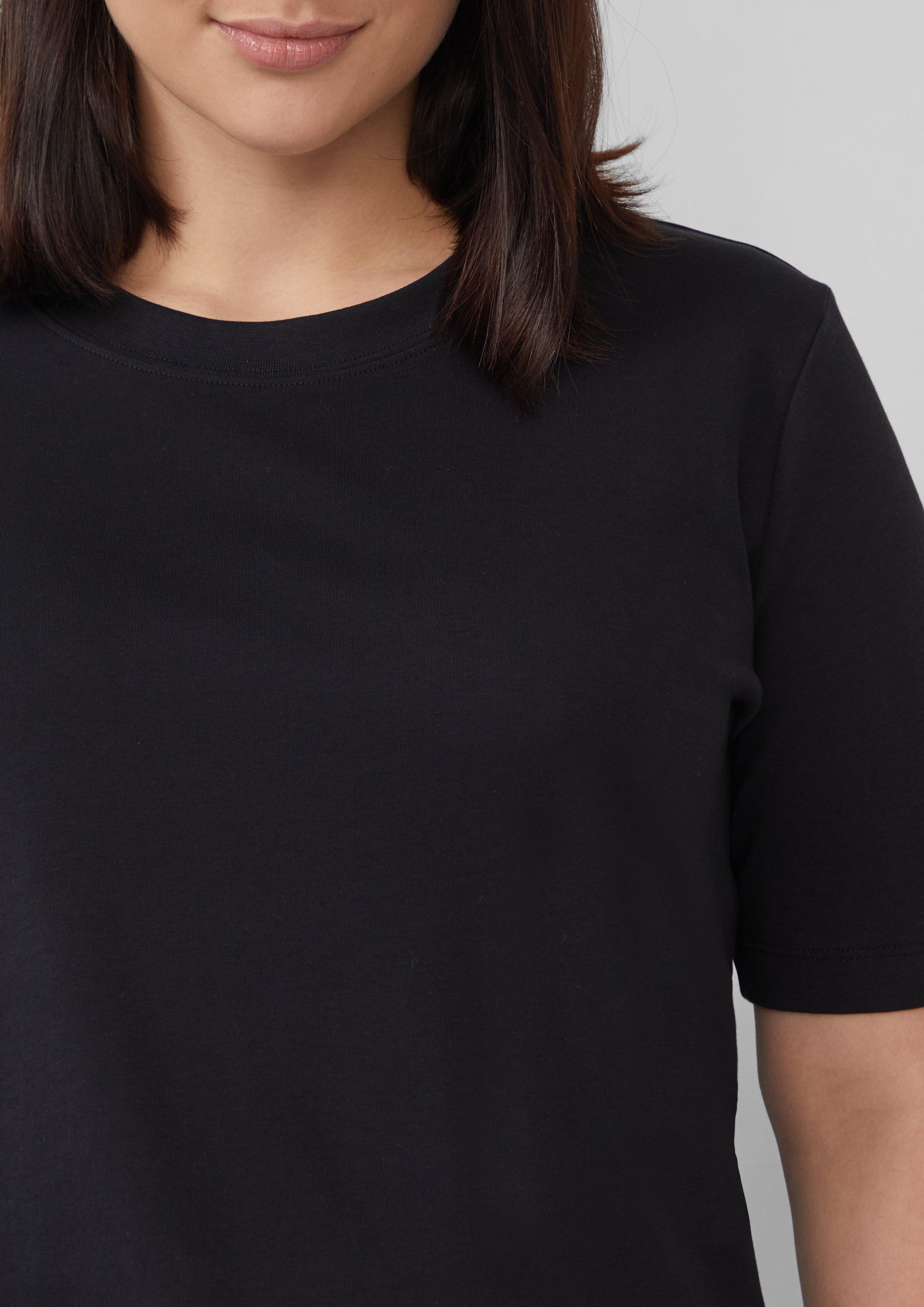 s.Oliver Kurzarmshirt Verkürztes T-Shirt aus Interlockjersey günstig online kaufen