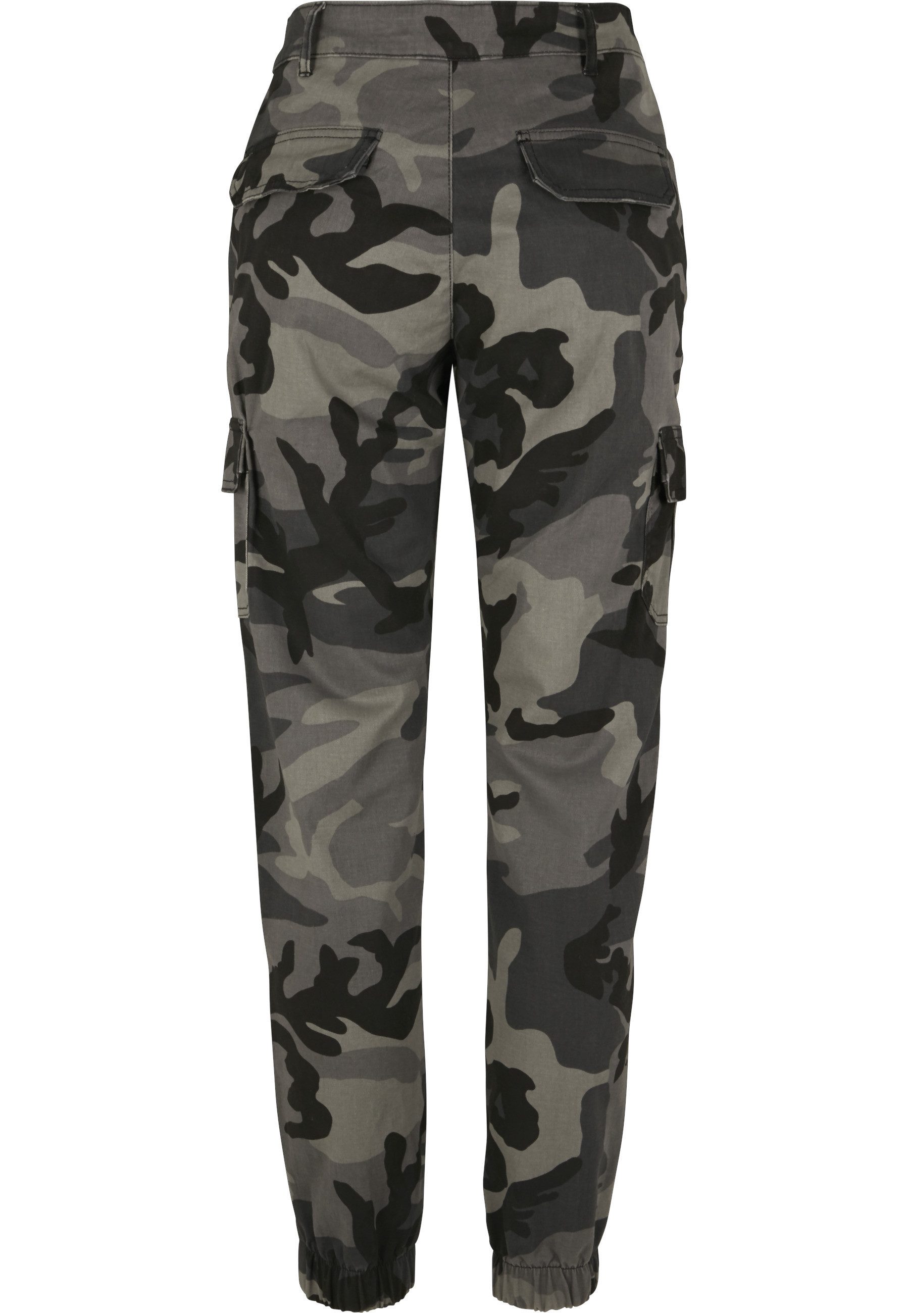 URBAN CLASSICS Cargohose Urban Classics Damen Ladies High Waist Camo Cargo Pants (1-tlg)