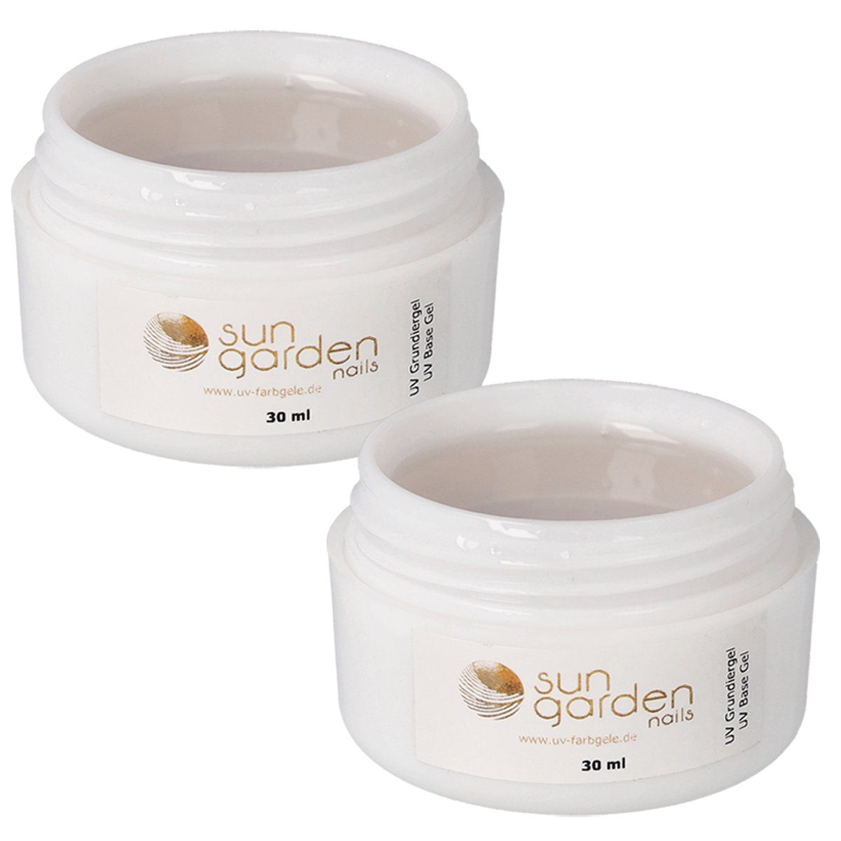Sun Garden Nails Nagellack 2 x 30 ml UV Classic Gel - Grundiergel Base Gel