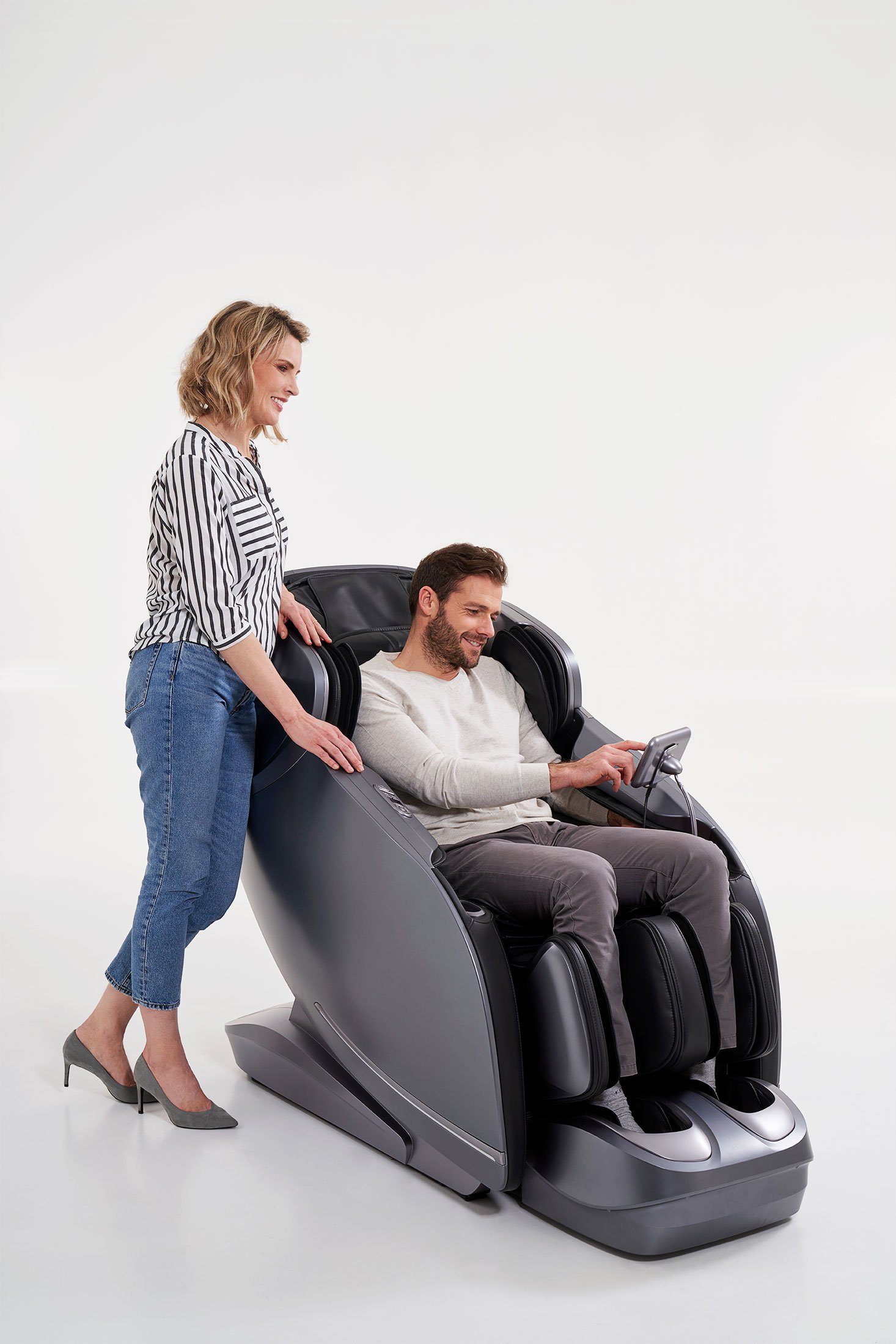 Massagesessel II Grey Casada Skyliner Black