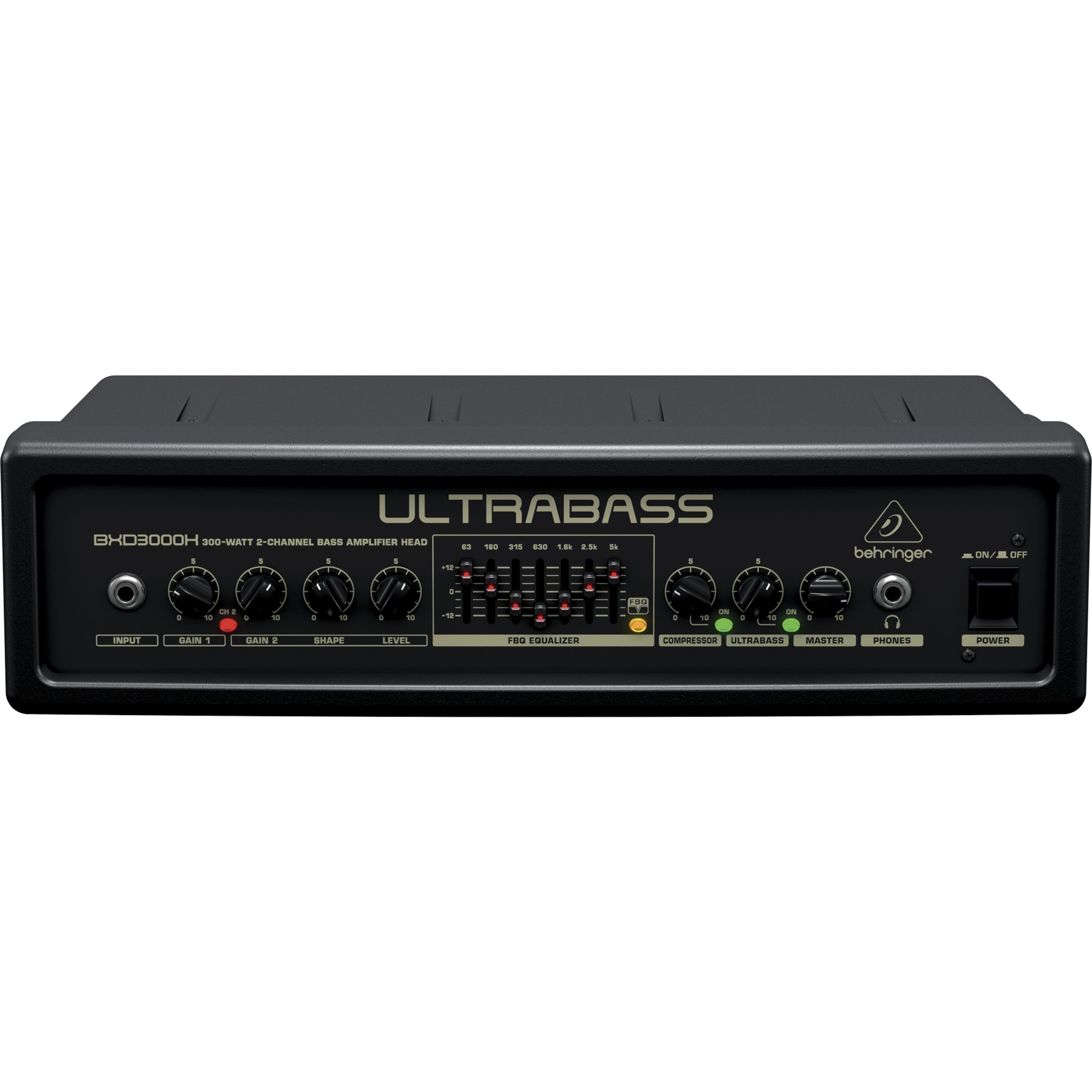 Behringer Verstärker (Ultrabass BXD3000H - Bass Topteil)