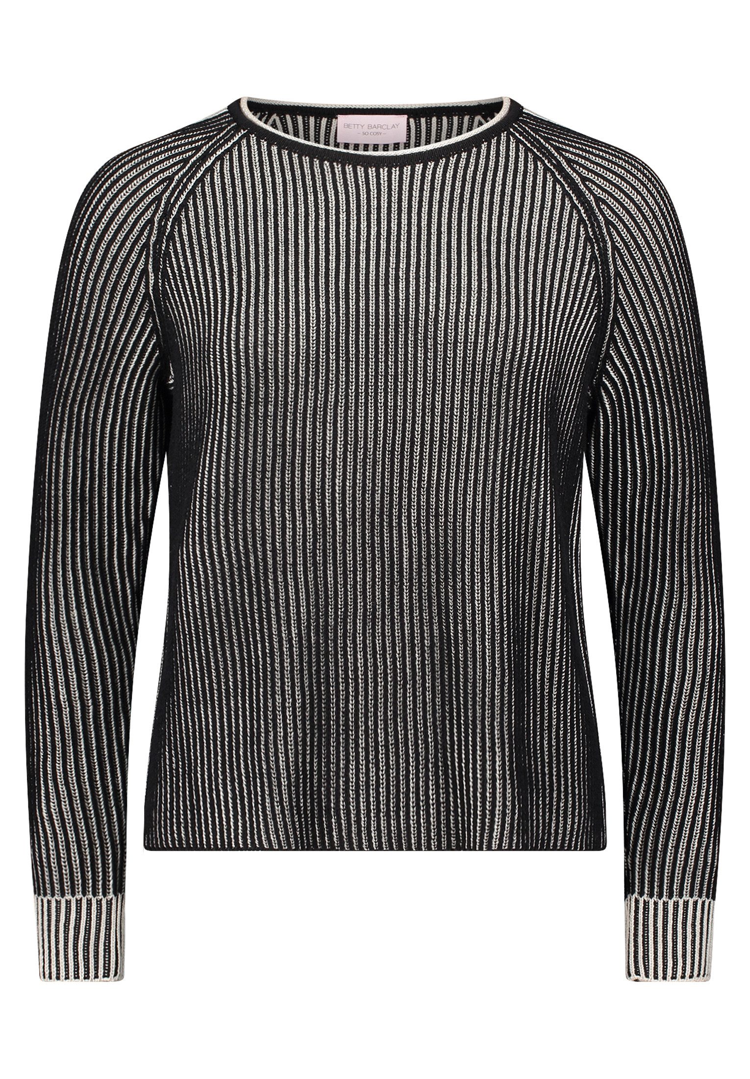 Betty Barclay Strickpullover Damen mit Rippenstruktur (1-tlg)