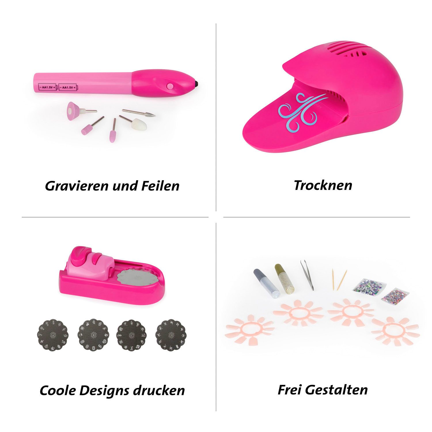 Lena® Kreativset Mani-Pedi Nail Salon