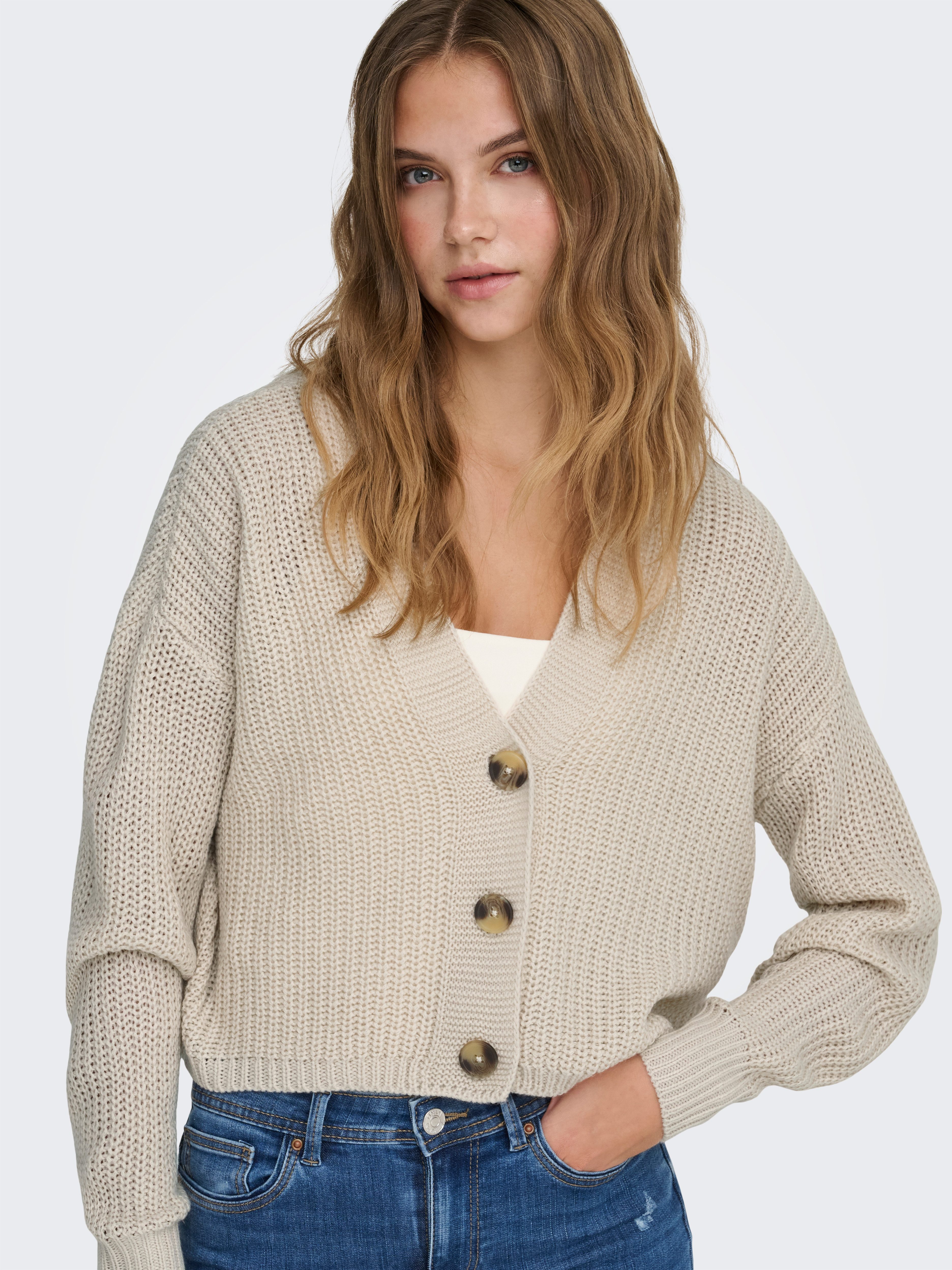 ONLY Strickjacke ONLCAROL NICE L/S CARDIGAN KNT NOOS Kunstfaser, regular fit