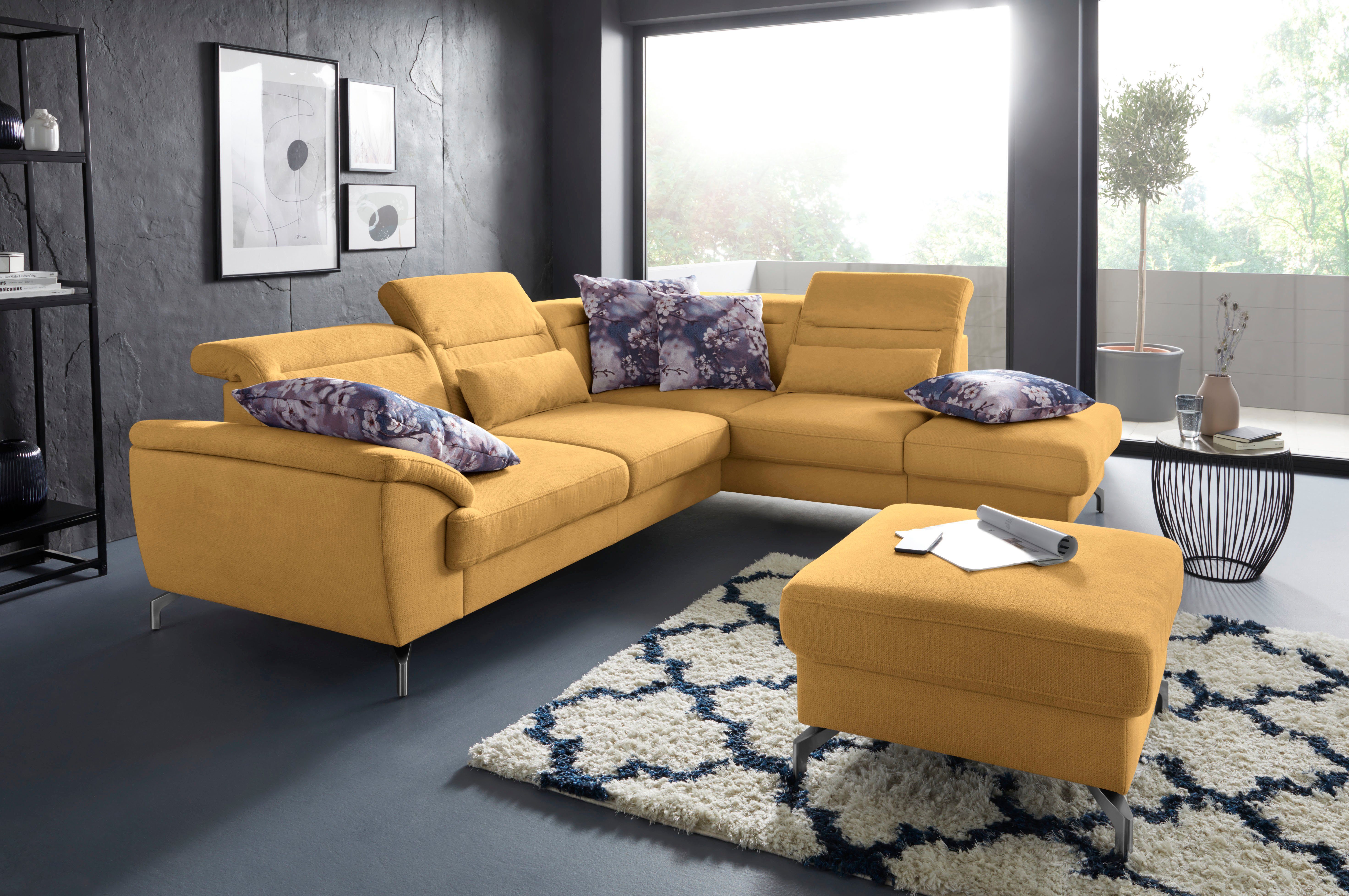 sit&more Ecksofa Percy L-Form, 12 cm günstig online kaufen