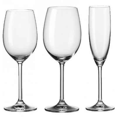 LEONARDO Weißweinglas Leonardo Gläserset Daily Rotwein Weißwein Sekt (18-teilig)