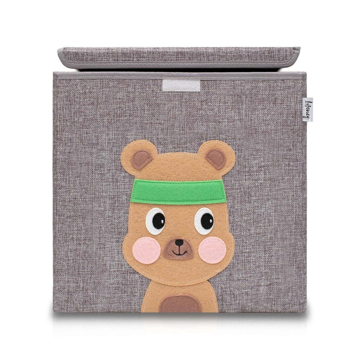 Lifeney Faltbox Aufbewahrungsbox mit Deckel Bär günstig online kaufen