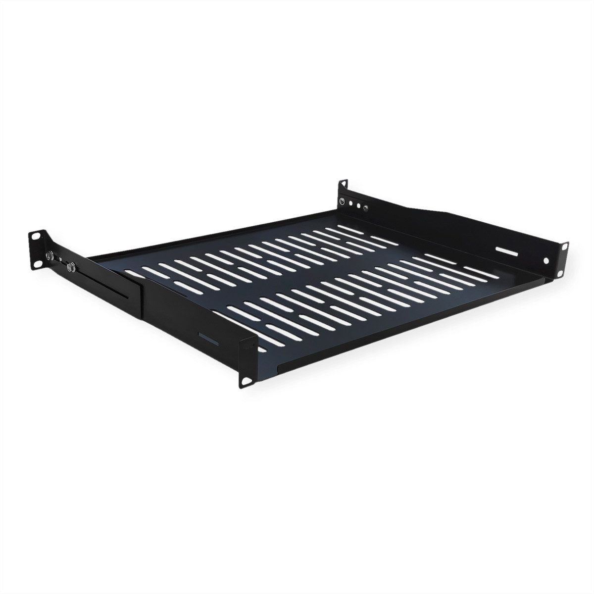 VALUE Netzwerkschrank 19-Zoll-Geräteträger 1 HE, T: 350mm, max. 25 kg, U-Form