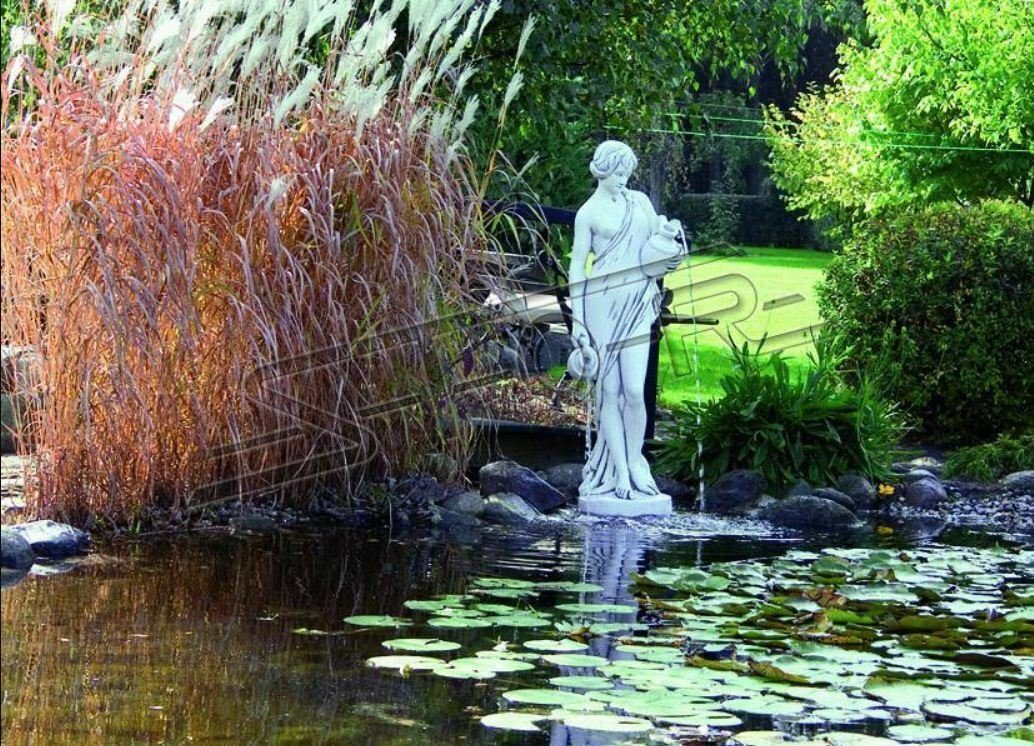 Fontainen Skulptur Figur Statue Statuen Figuren Skulpturen Skulptur JVmoebel Garten