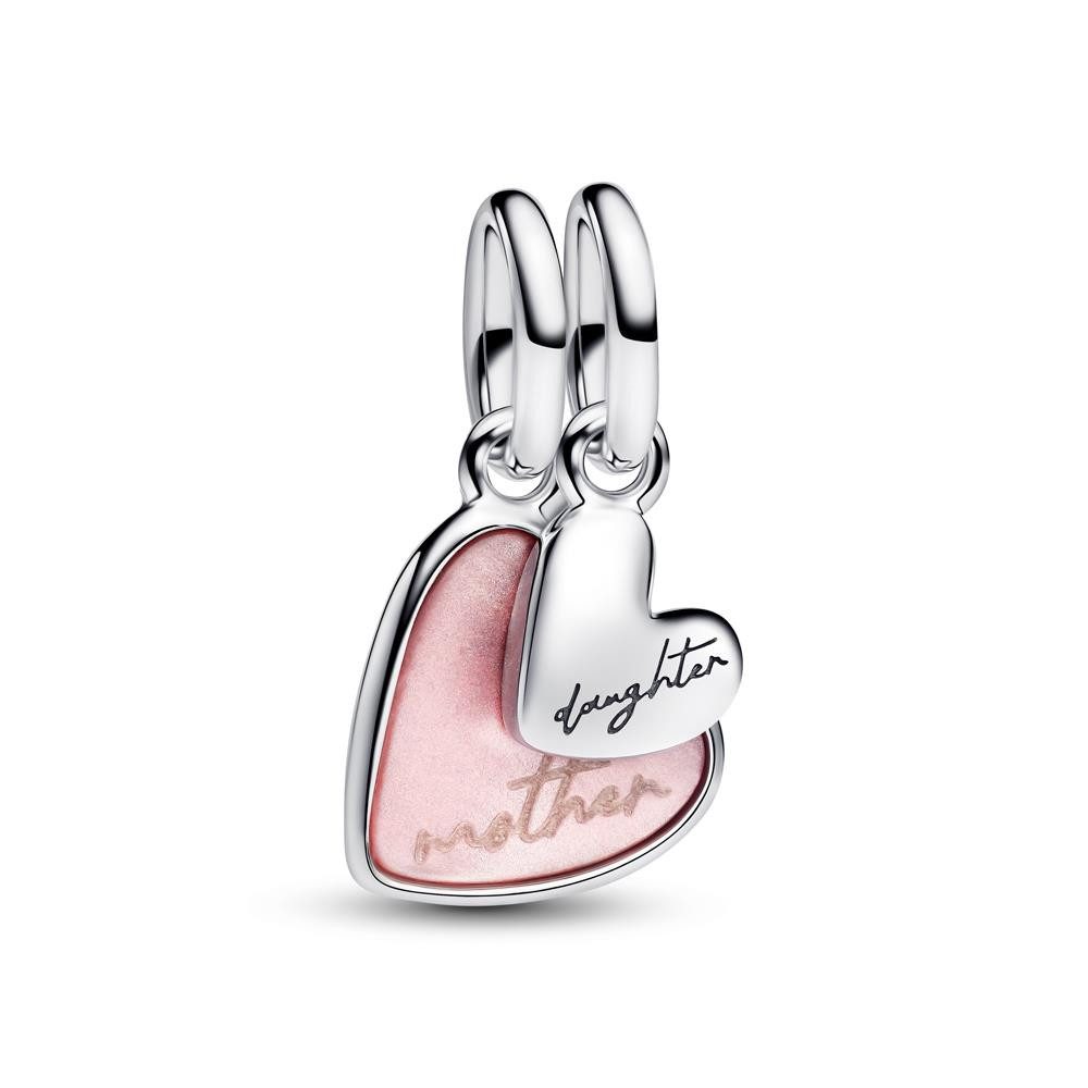 Pandora Charm-Einhänger Teilbare Mutter Tocher Anhänger, Sterlingsilber von PANDORA Moments