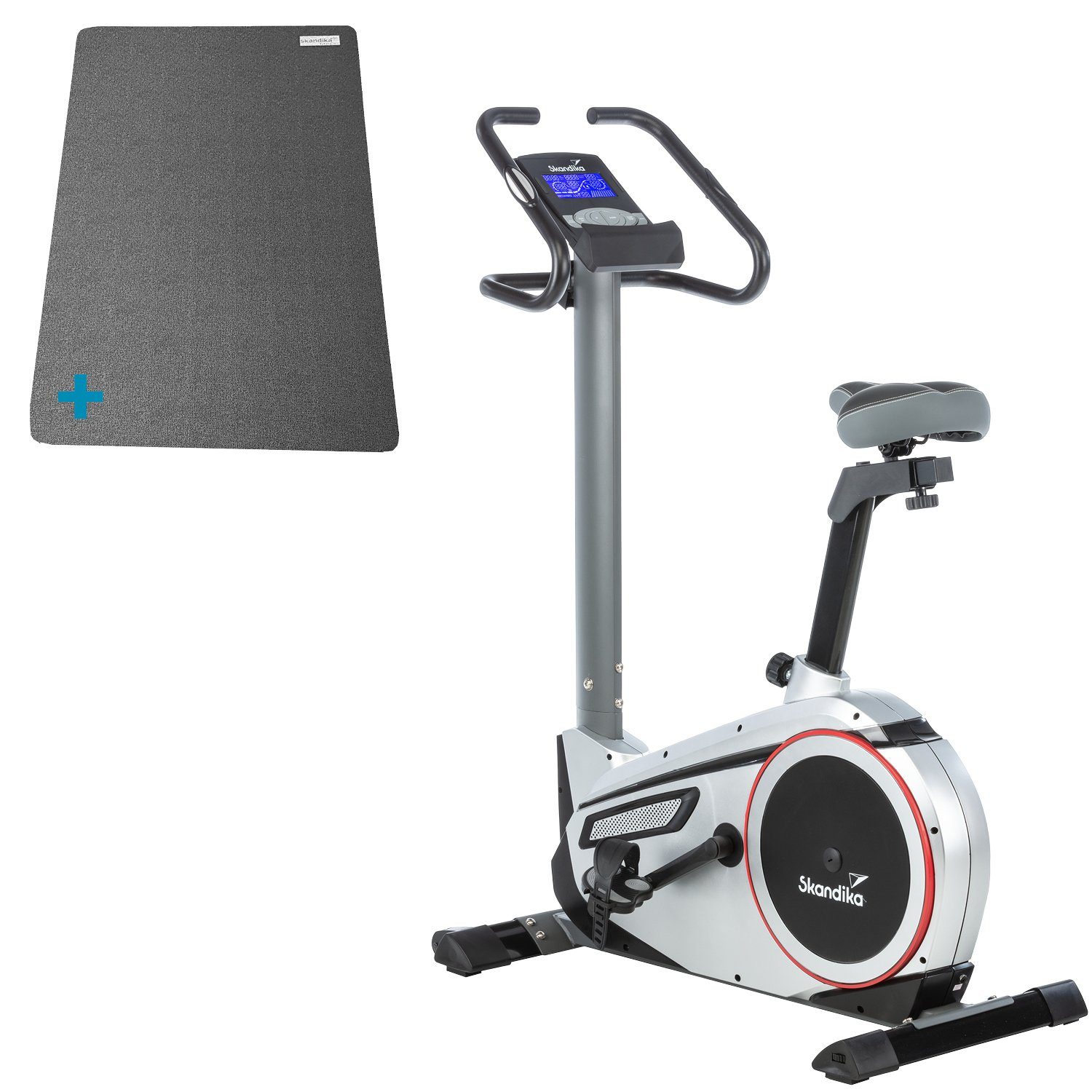 Ergometer Fahrrad Morpheus mit Matte, Ergometer für Zuhause, Fitnessbike