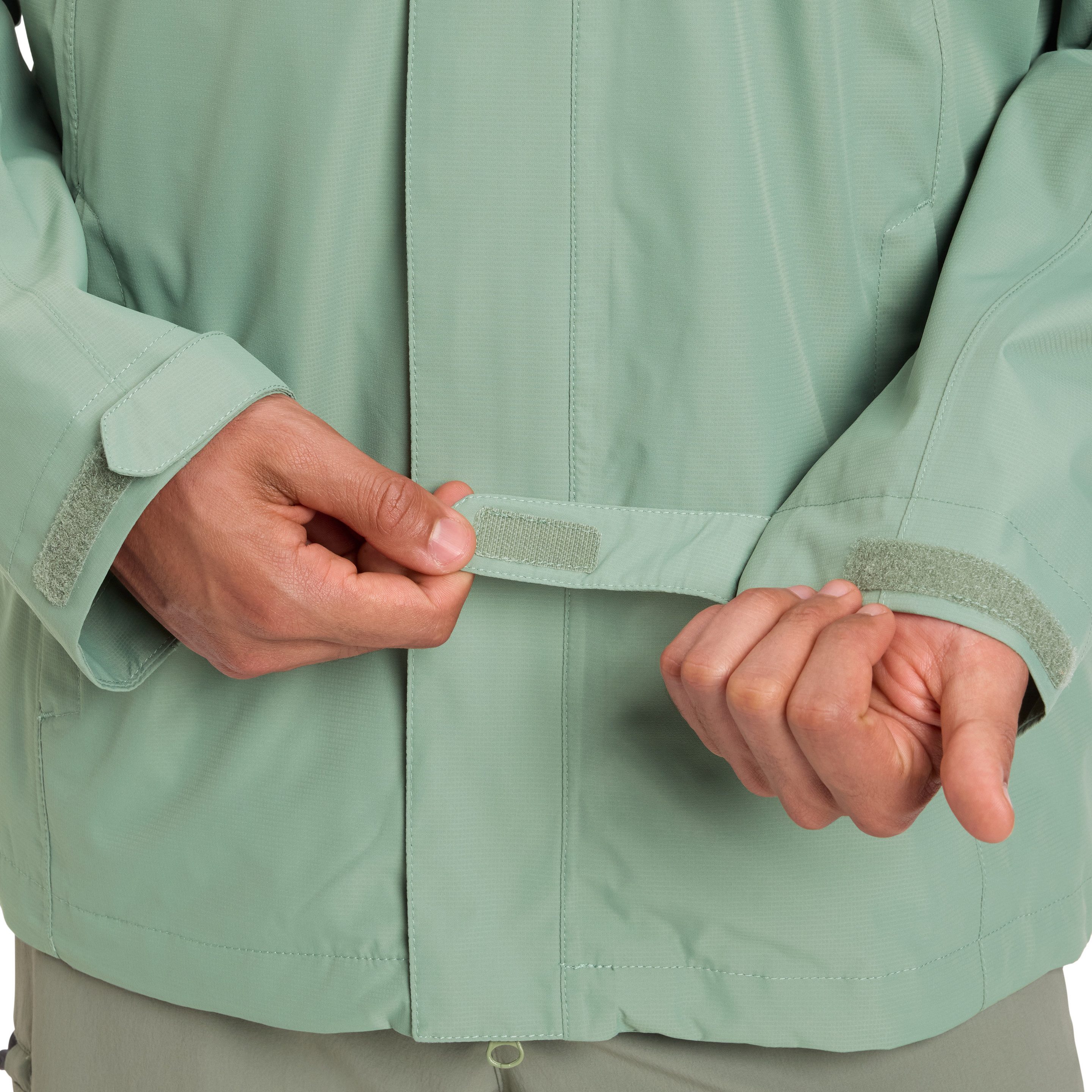 McKINLEY Outdoorjacke HE.-FUNKTIONS-JACKE ADIA M mit abnehmbarer und verstellbarer Kapuze, mit Netzfutter