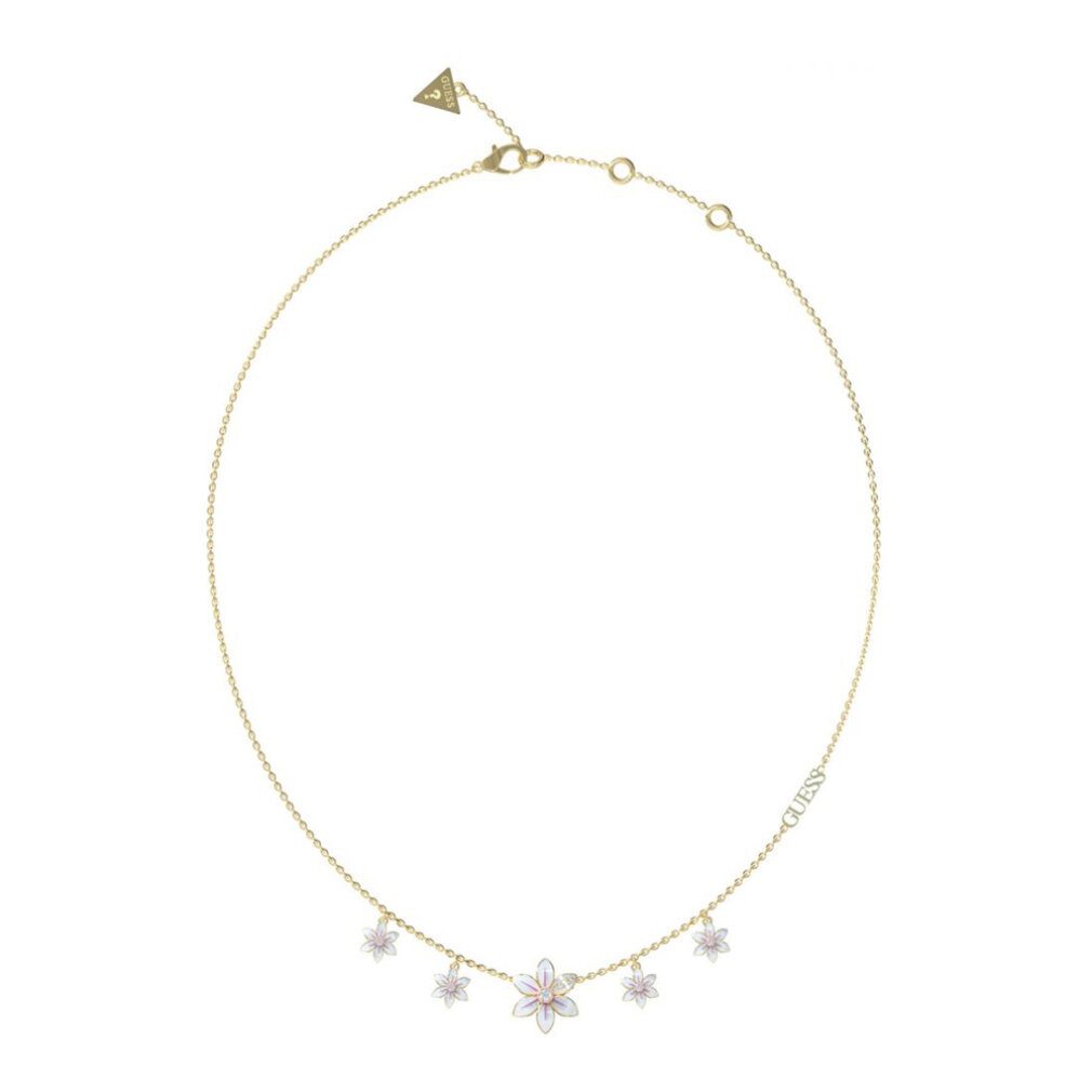 Guess Kette mit Anhänger Damen Halskette JUBN04133JWYGWHTU