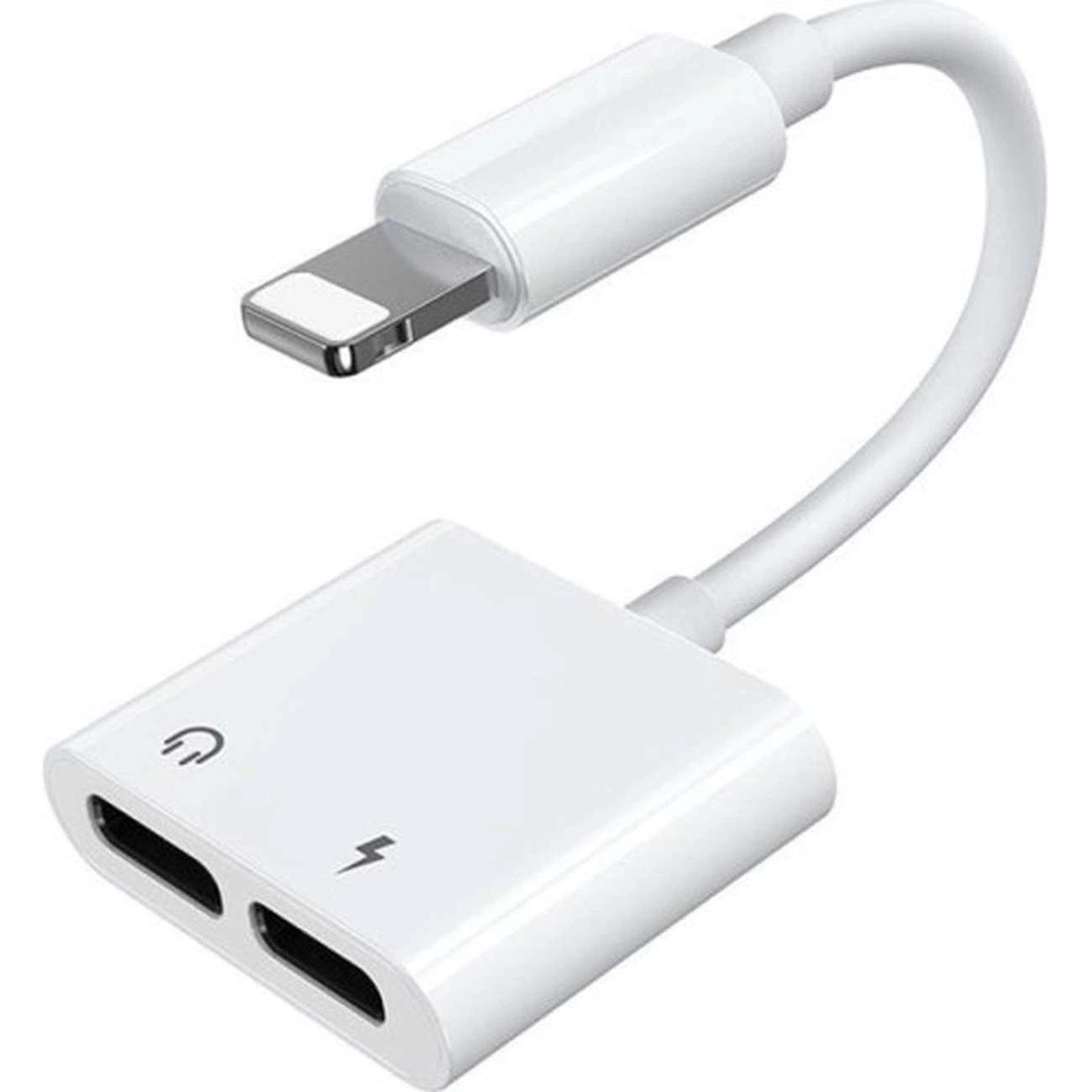 Adapter für Kopfhörer - kompatibel mit iPhone Laden und Musik hören Smartphone-Adapter