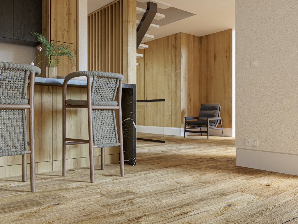 BASICfloor Parkett Parkett Eiche Wild Landhausdiele Gebürstet