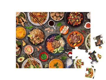 puzzleYOU Puzzle Asiatisches Essen, 48 Puzzleteile, puzzleYOU-Kollektionen Küche, Essen und Trinken