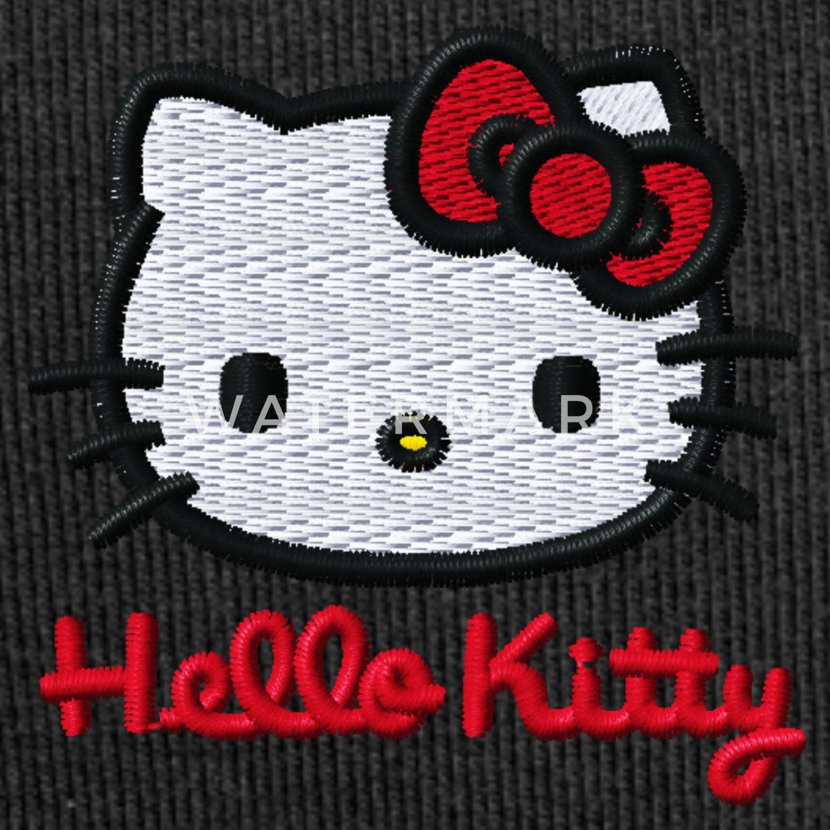Spreadshirt Beanie Hello Kitty Stick Portrait Jersey-Beanie (1-St)