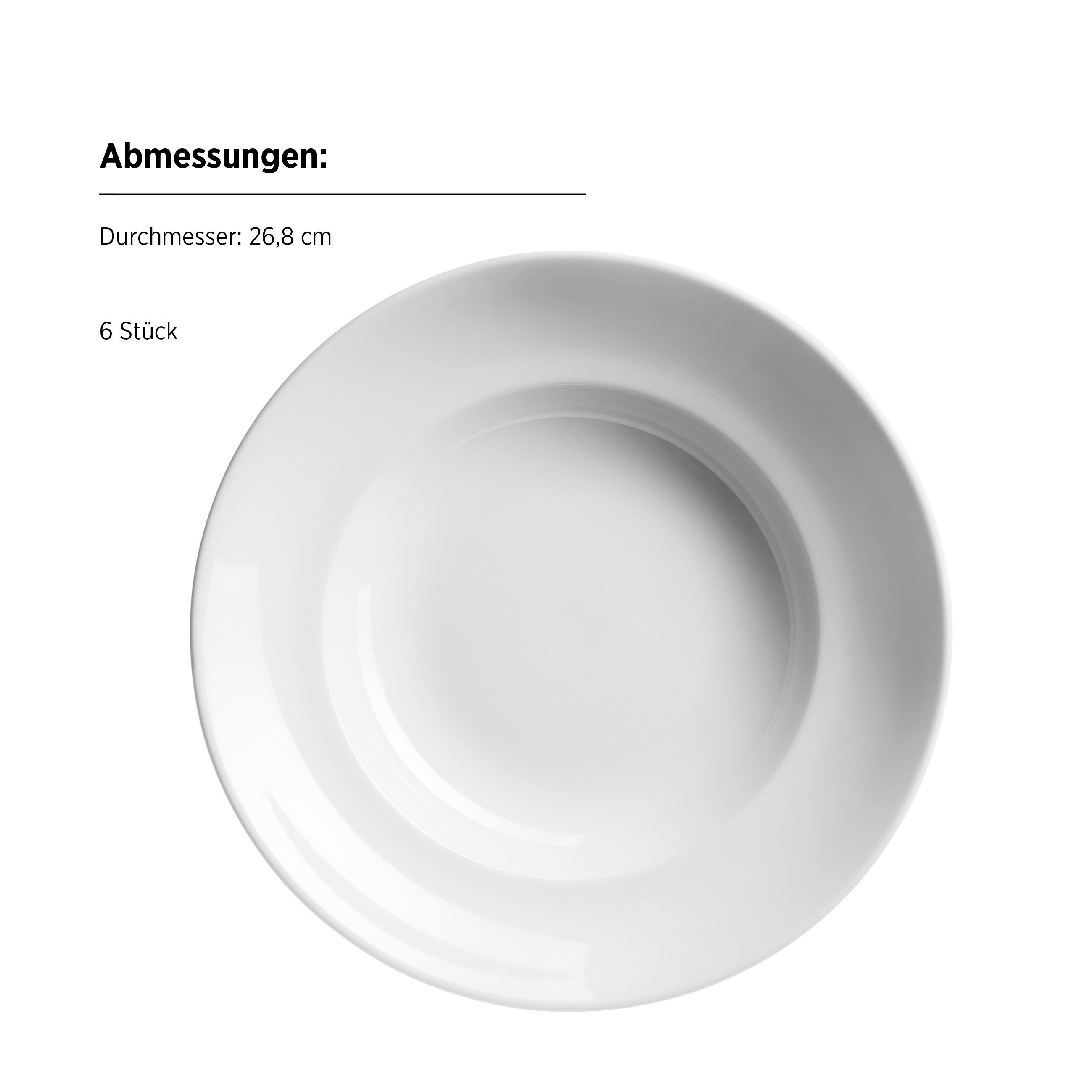 MÄSER Pastateller Barca, (6 St)