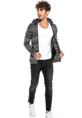 RedBridge Strickjacke Lewisville mit abnehmbarer Kapuze