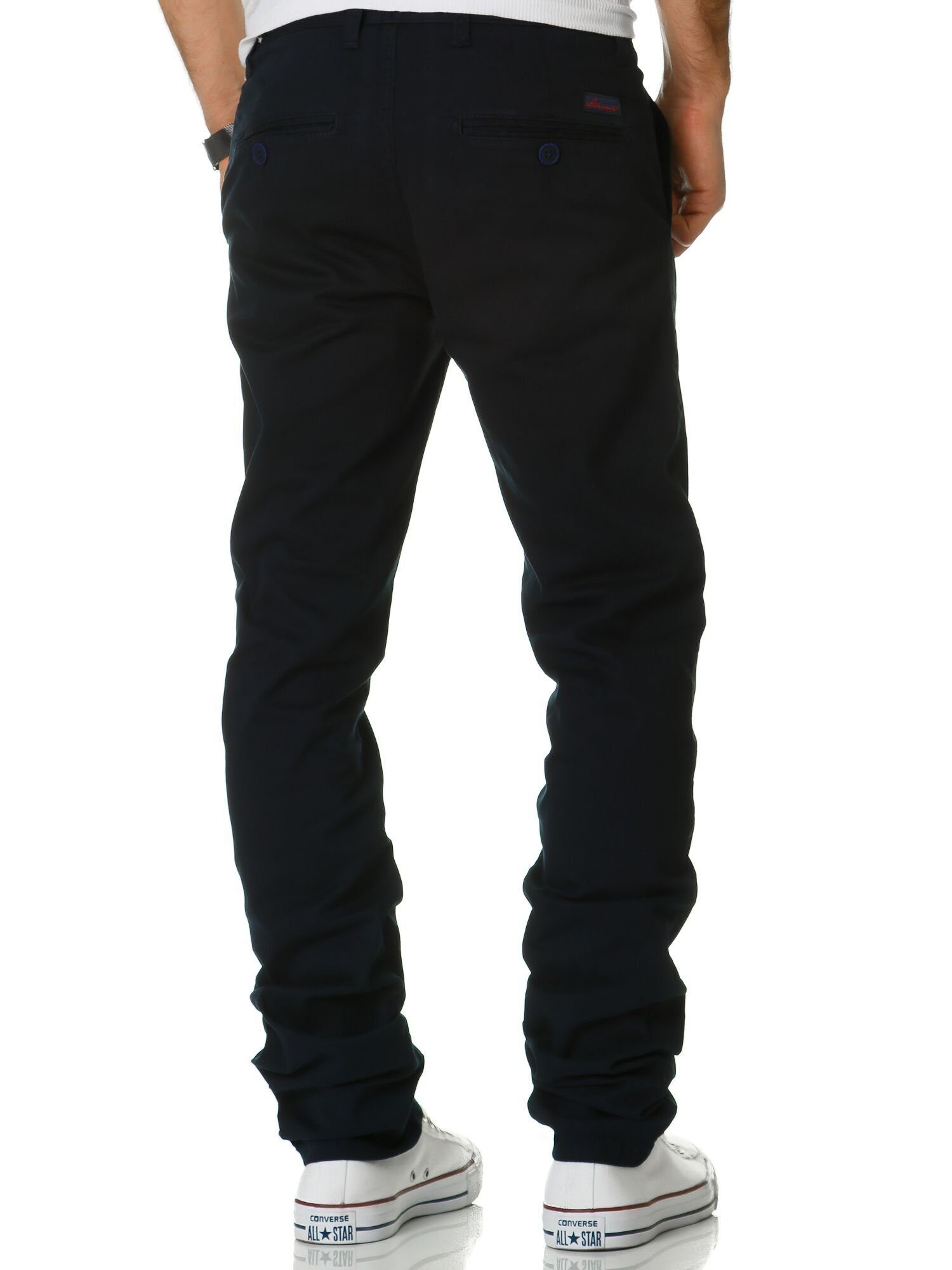Amaci&Sons Chinohose WASHINGTON Slim Fit Chino mit Stretch Herren Regular Slim Stretch Chino Hose Fit