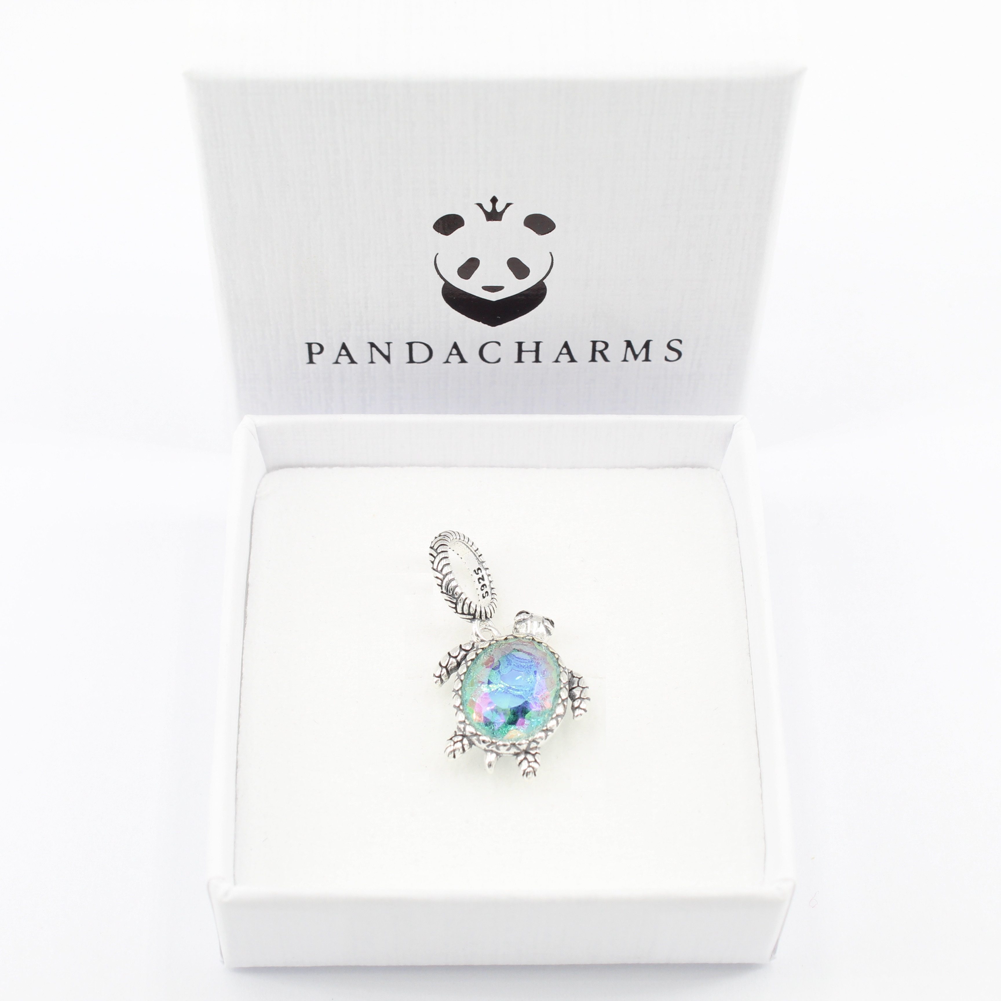 PANDACHARMS Bead Perlmuttfarbene Wasserschildkröte Charm Anhänger, 925er Silber – Bild 2 von 4