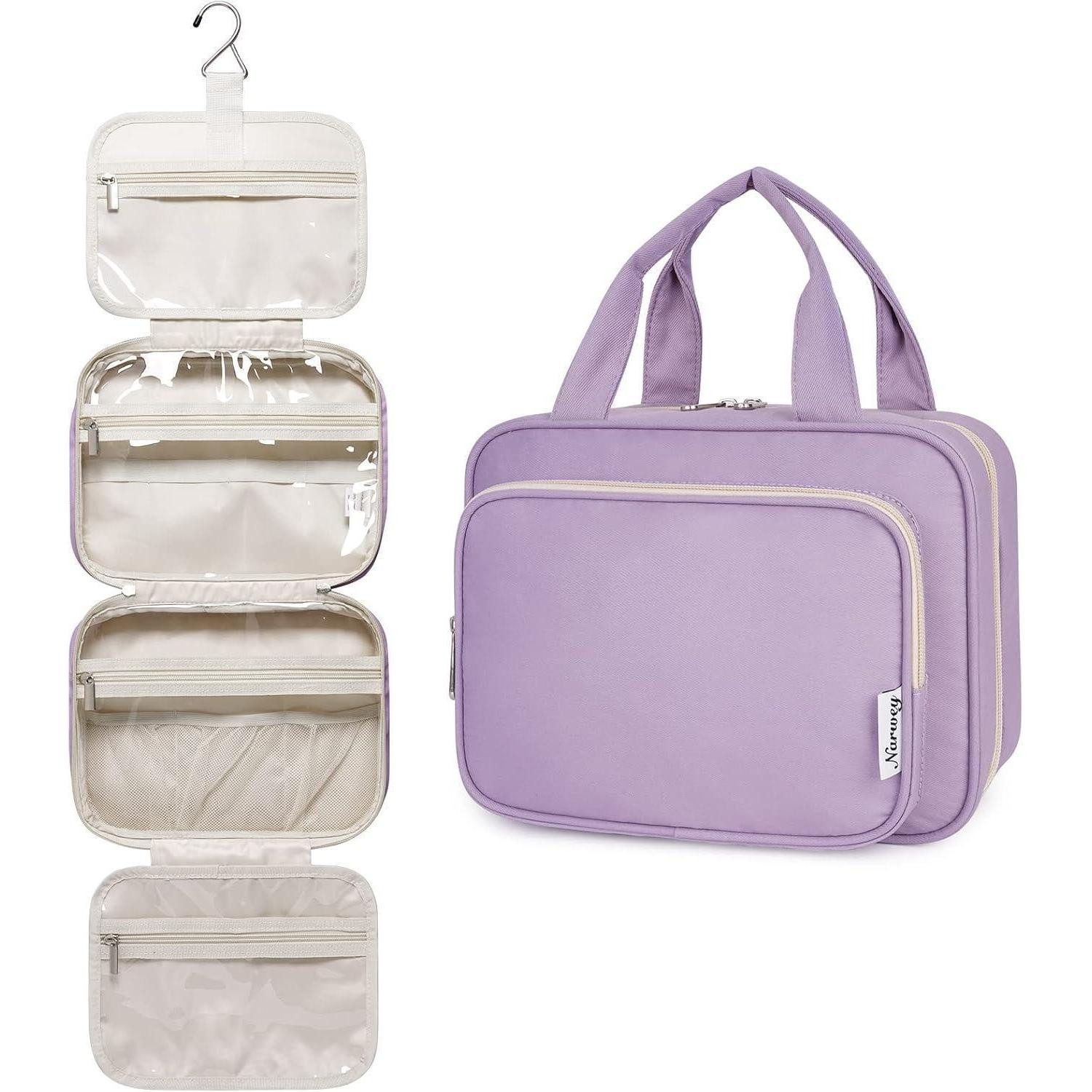 Kosmetiktasche Kulturtasche Damen Kosmetiktasche Kulturbeutel Aufhängen Violett M