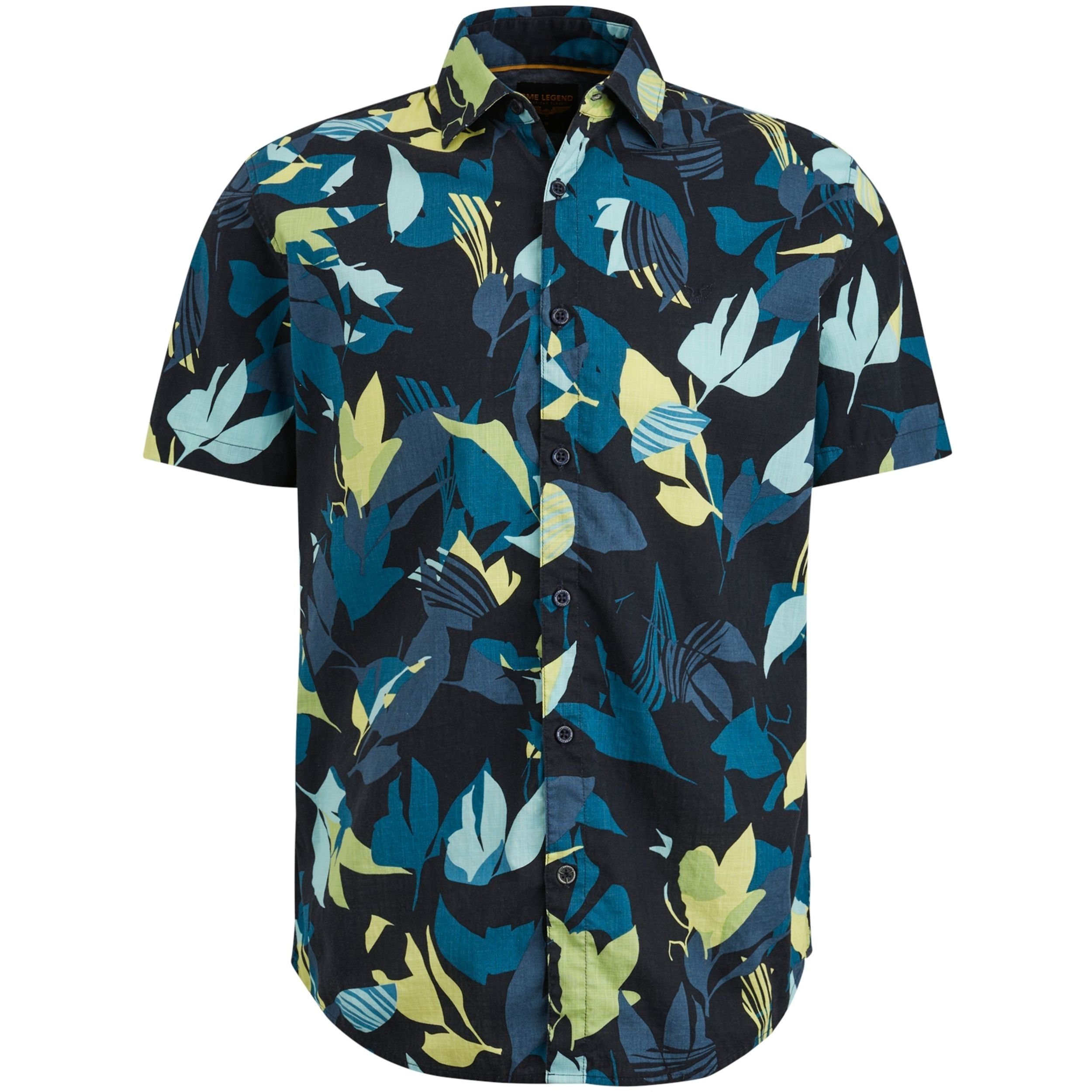 Outdoorhemd Short Sleeve Shirt Print Sid Ctn Slub
