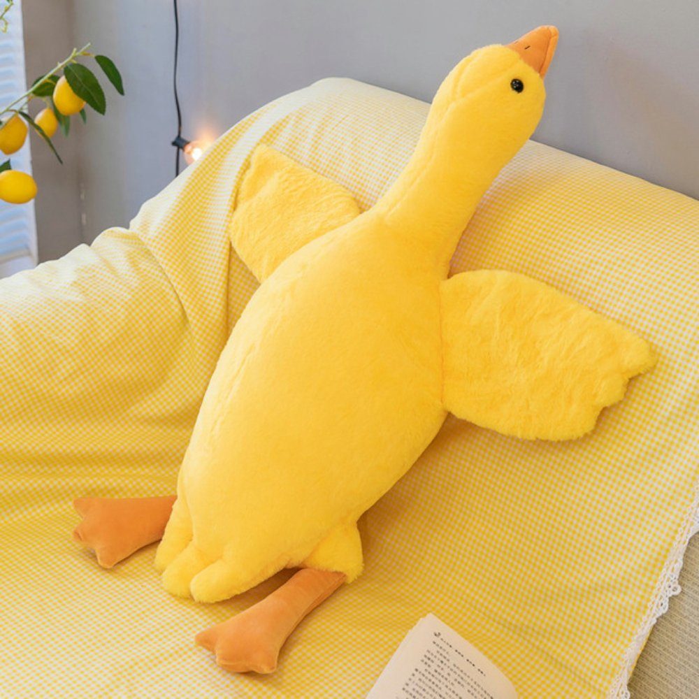 Tinisu Kuscheltier Gans Kuscheltier - 40 cm Ente Plüschtier weiches Gänse Stofftier