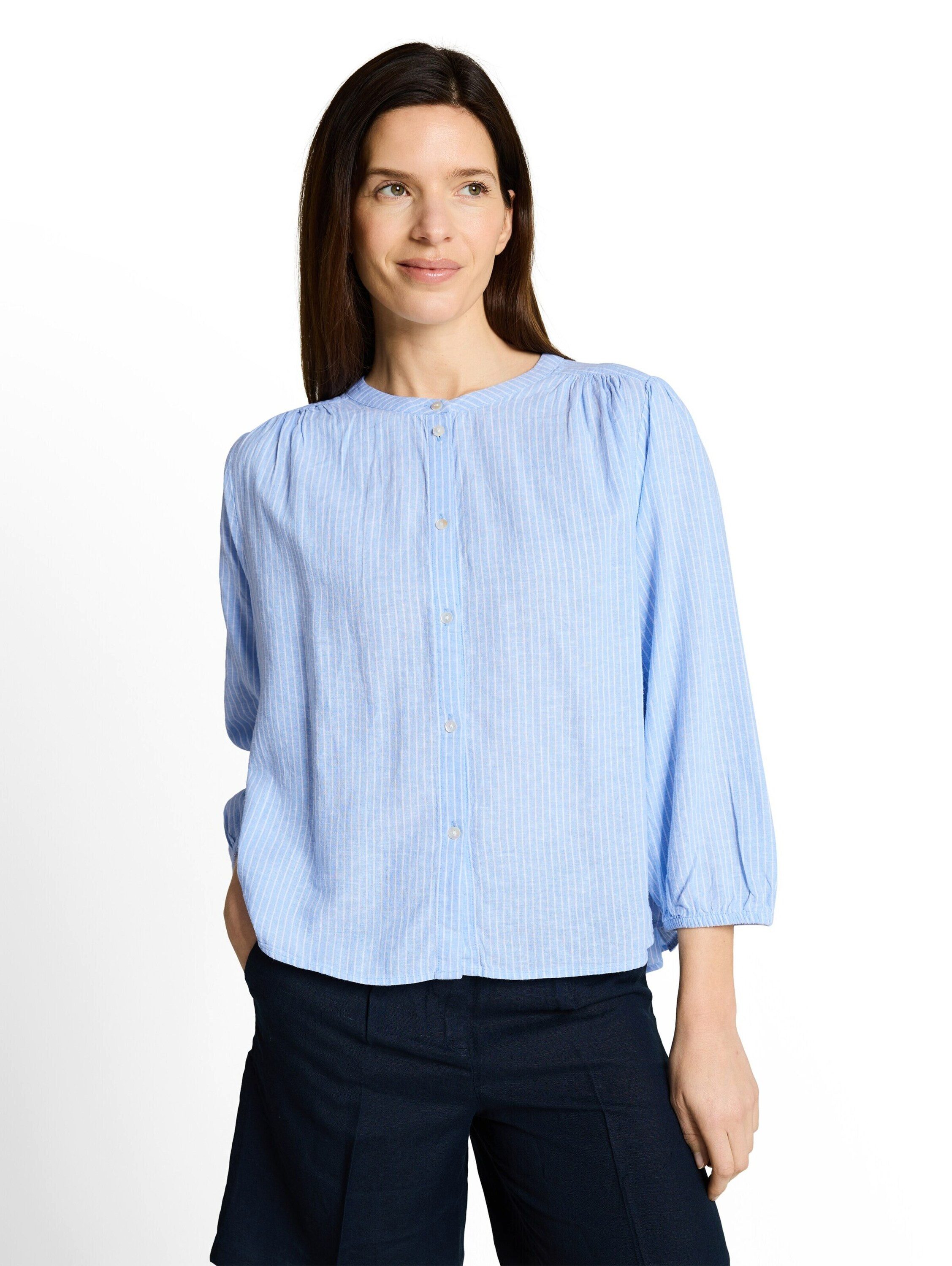 TOM TAILOR Funktionsbluse (1-tlg) Drapiert/gerafft