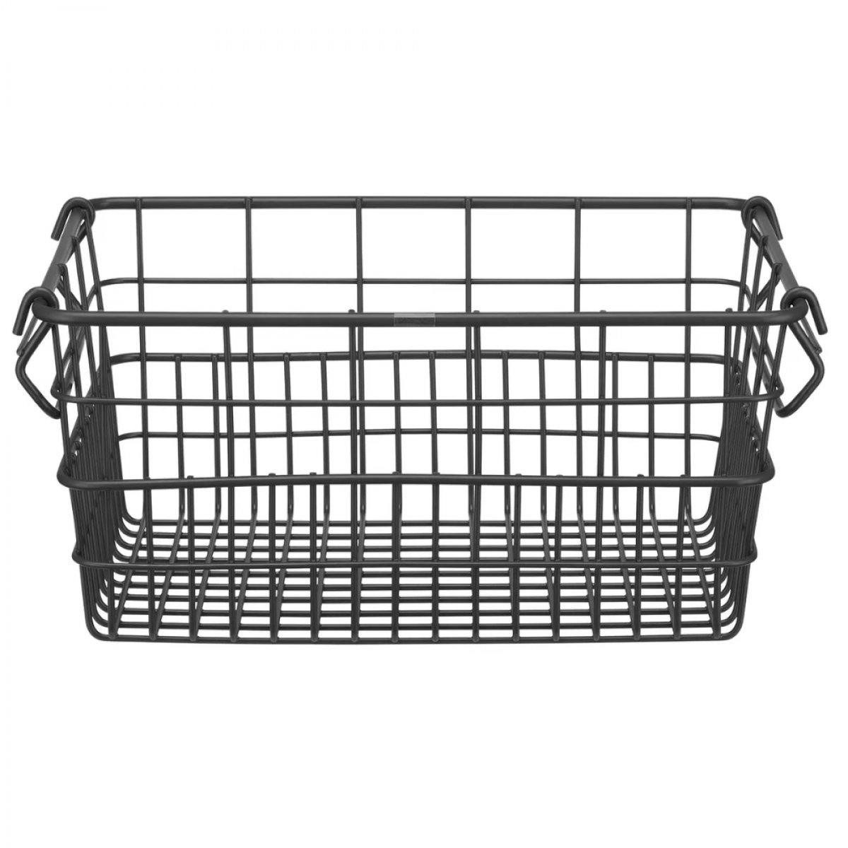 blomus Aufbewahrungsbox Aufbewahrungskorb Kago Anthracite Eckig (29 cm)