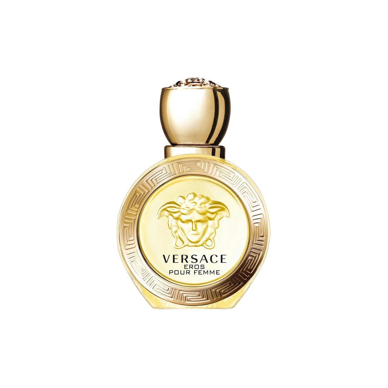 Versace Eau de Toilette Eros pour Femme, Glasflakon, Parfüm EDT, Damenduft