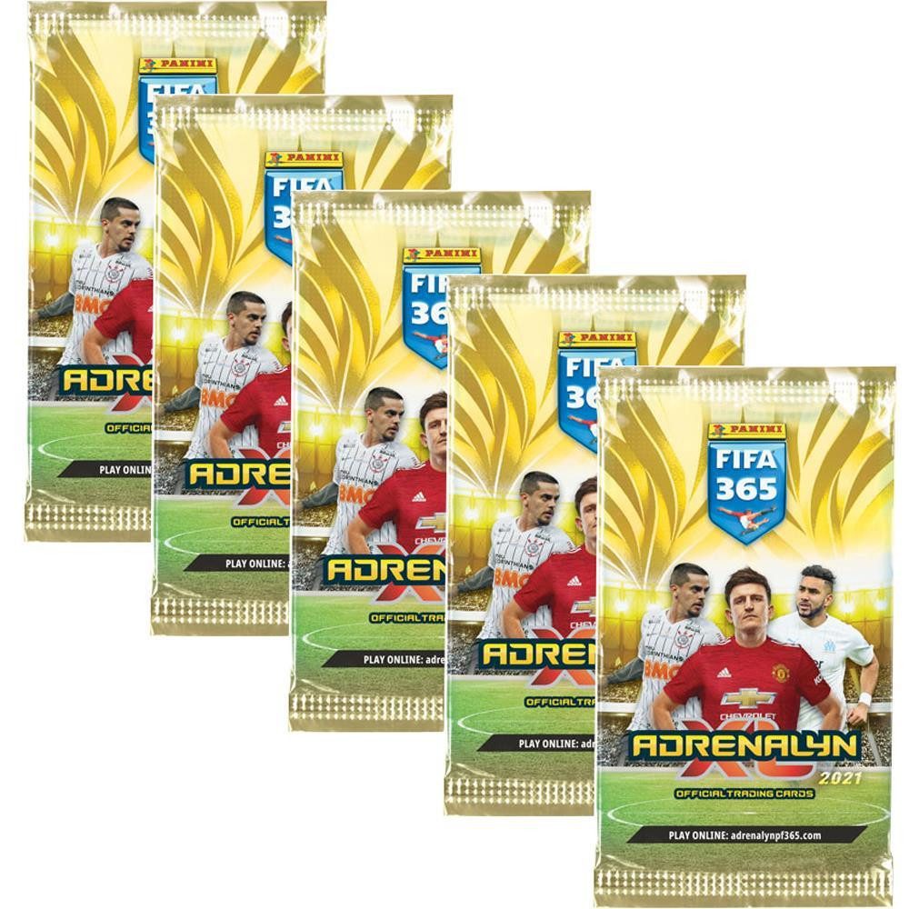 Panini Sammelkarte Fifa 365 2021 - 5 Booster