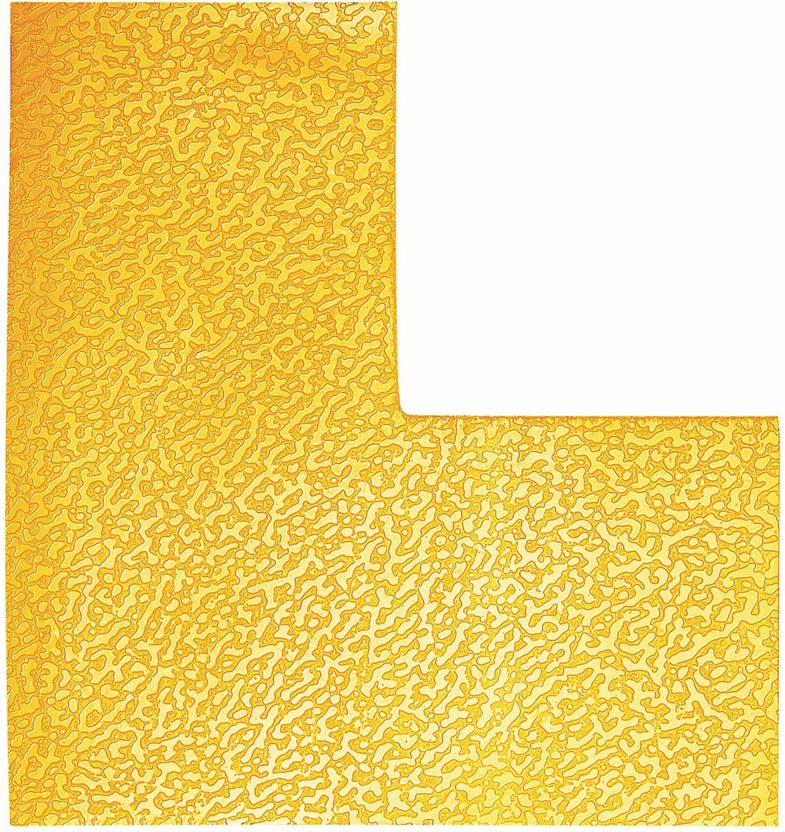 DURABLE Kettenschloss Stellplatzmarkierung 'L' 10x10cm signalgelb VE=10 Stück