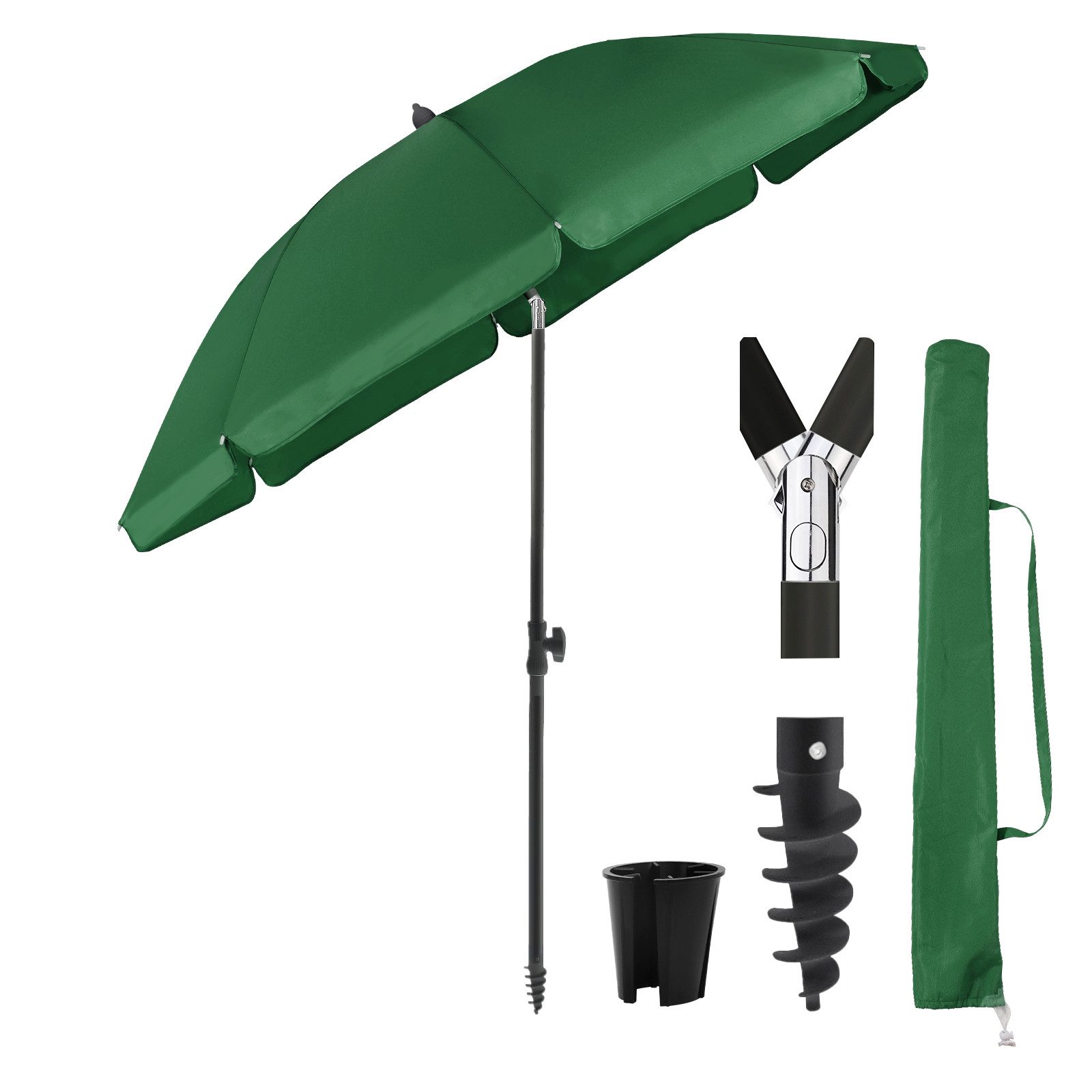 Sekey Sonnenschirm Ø180 cm Balkonschirm Terrassenschirm günstig online kaufen