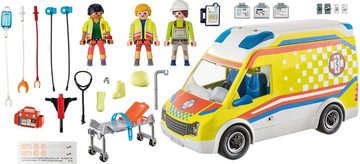 Playmobil® Konstruktions-Spielset Rettungswagen mit Licht und Sound (71202), City Life, mit Licht und Soundmodul