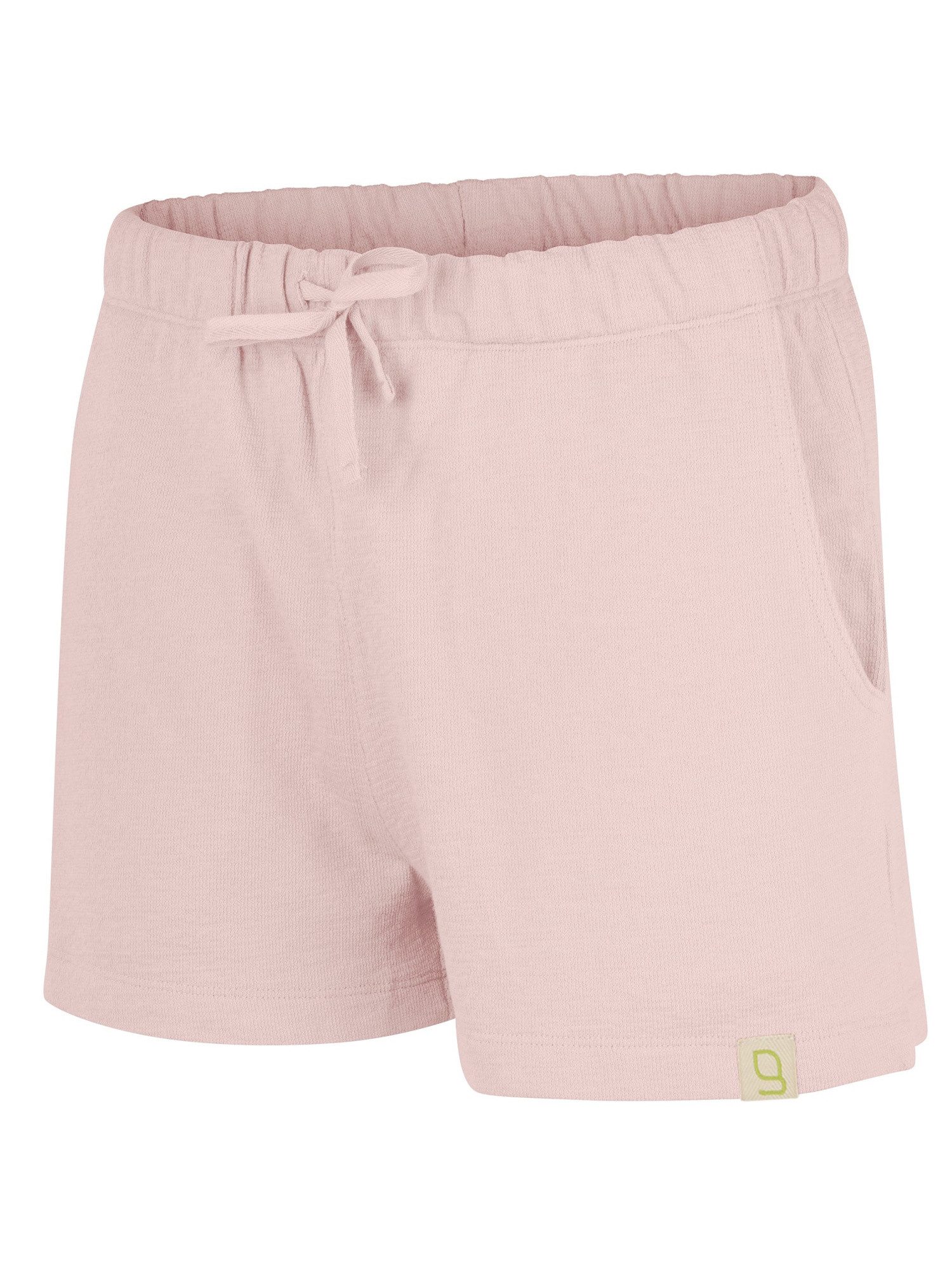 greenjama Pyjamashorts aus Jersey mit leicht strukturierter Oberfläche, Biobaumwolle