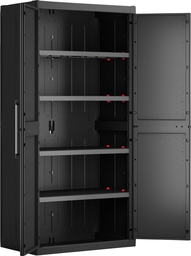 Keter Mehrzweckschrank Keter Kunststoffschrank Detroit XL hoch 89 x 54 x