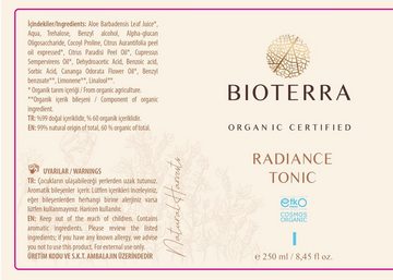 BIOTERRA Gesichtswasser Bio Ausgleichende Teebaum Gesichtswasser 250ml bei unreiner Haut Akne, 1-tlg., beseitigt Pickel, bekämpft Mitesser, bekämpft fettige und unreine Haut