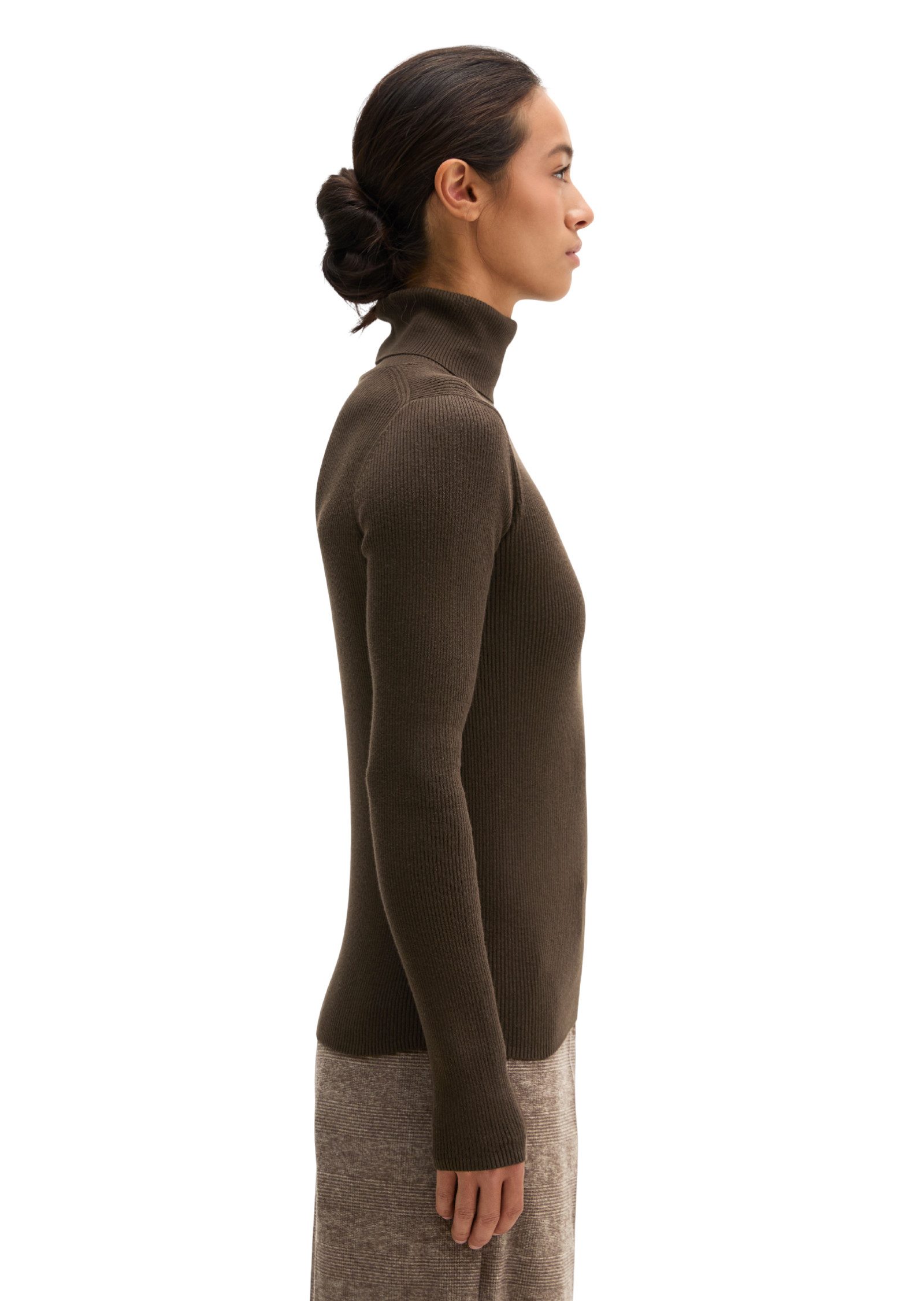 Marc O'Polo Stehkragenpullover aus Organic Cotton – Bild 3 von 5