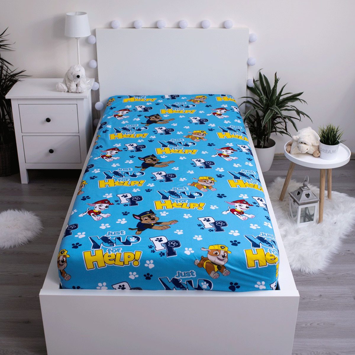 PAW PATROL Spannbettlaken Paw Patrol Chase günstig online kaufen