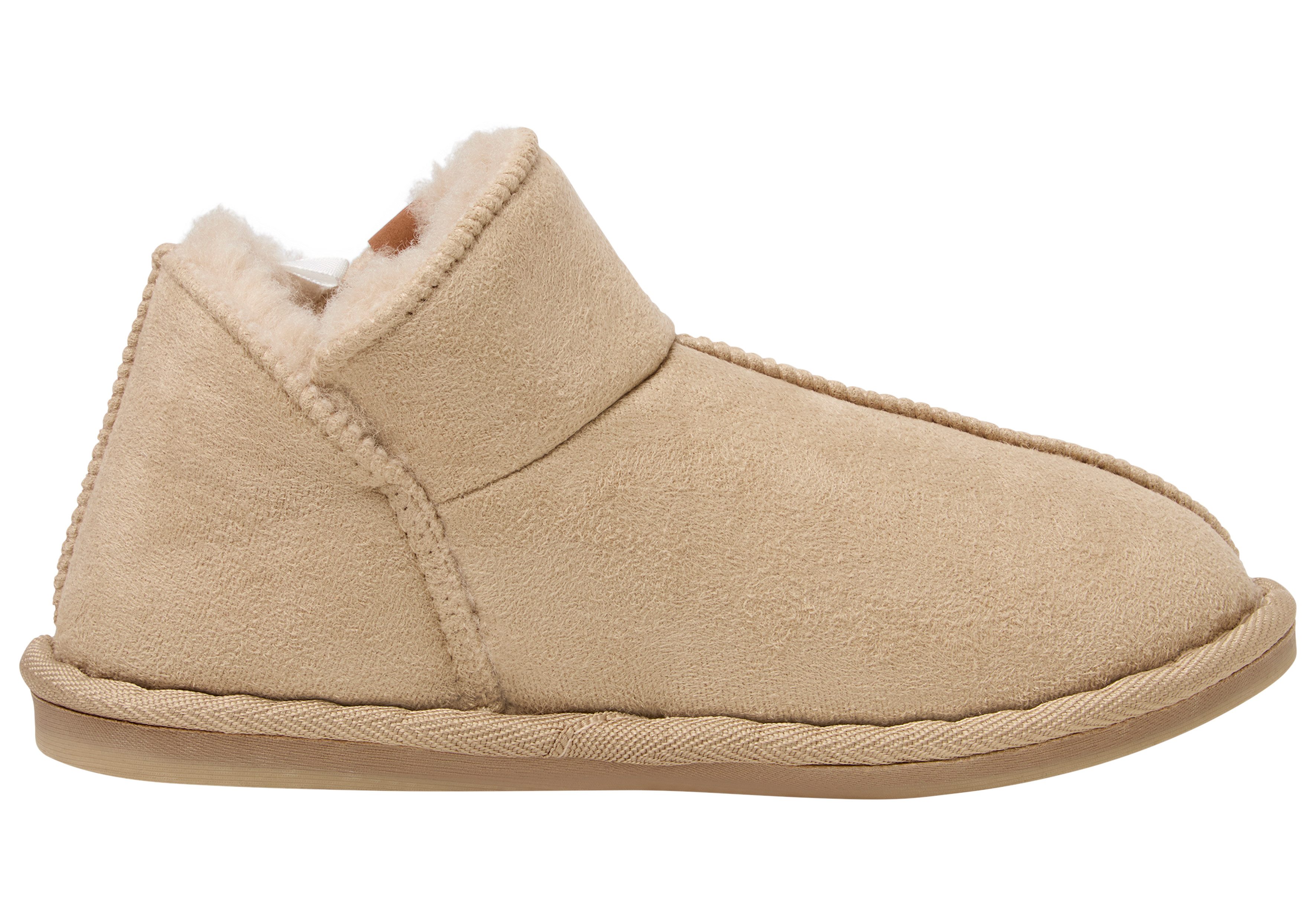 Apollo KINDER BOOTS Hausschuh mit Ziernähten