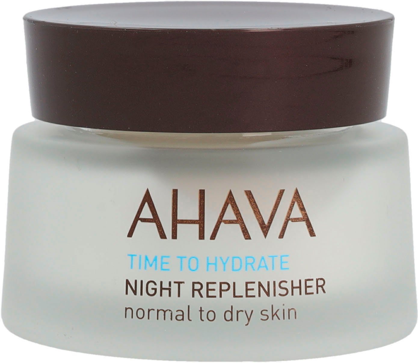 Neue Funktion! AHAVA Nachtcreme Night Hydrate Normal Time To Dry Replenisher
