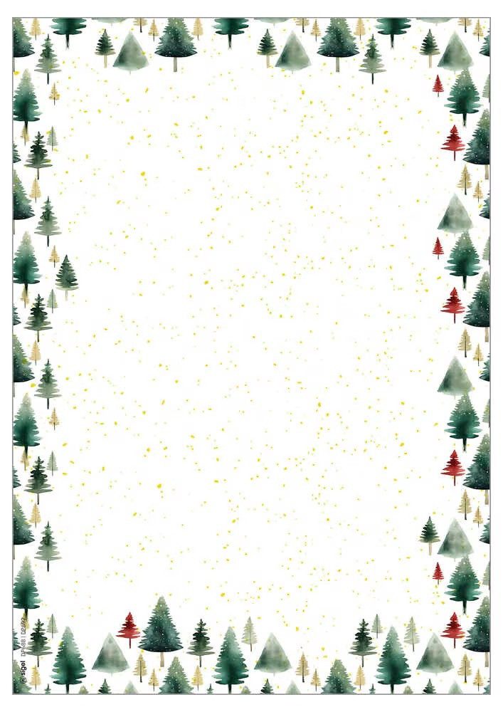 Sigel Briefpapier SIGEL Weihnachtsbriefpapier Little Pines