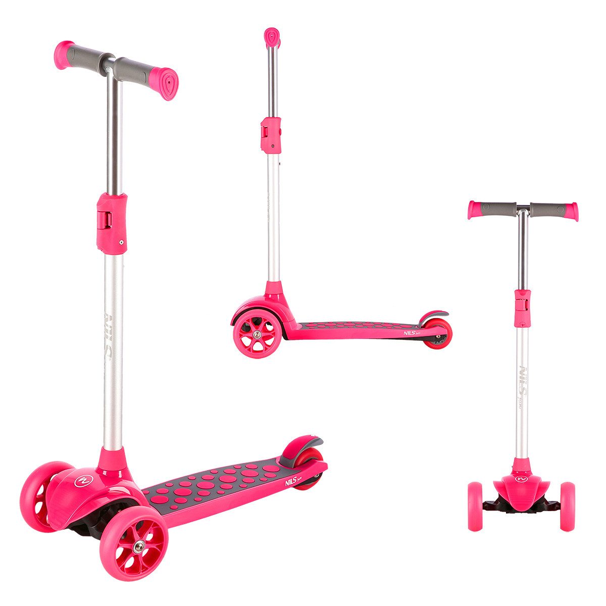 Tretroller Kinderroller Scooter Roller pink