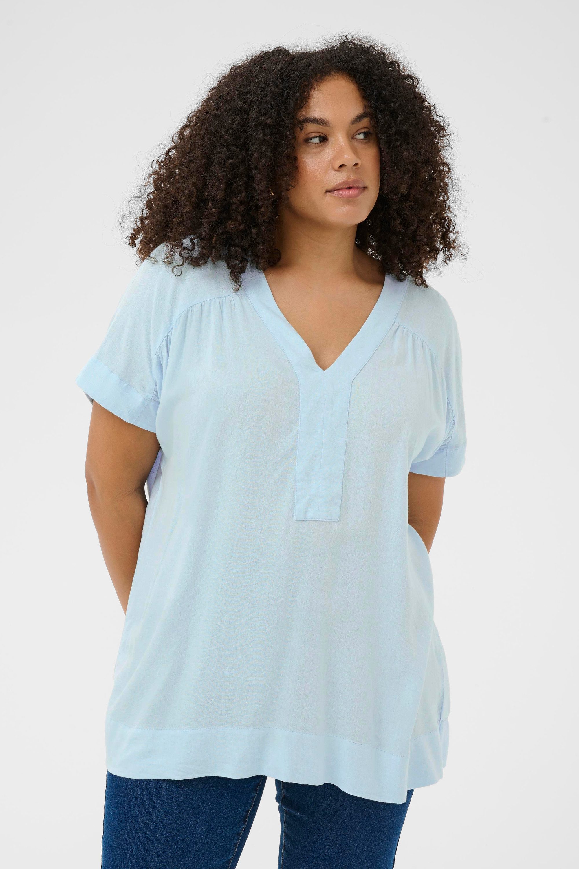 Kurzarmbluse Kurzarm-Bluse KCmille