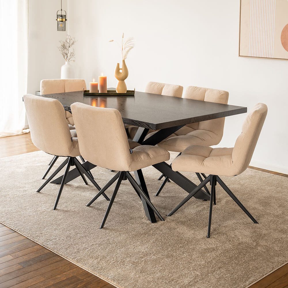 HOME DELUXE Esstisch AVENCIA inkl. Sternfuß günstig online kaufen